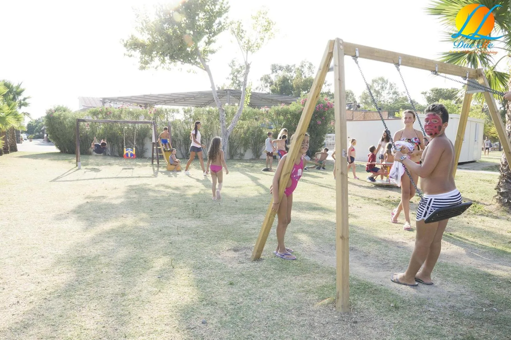Children play ground in Village Due Elle