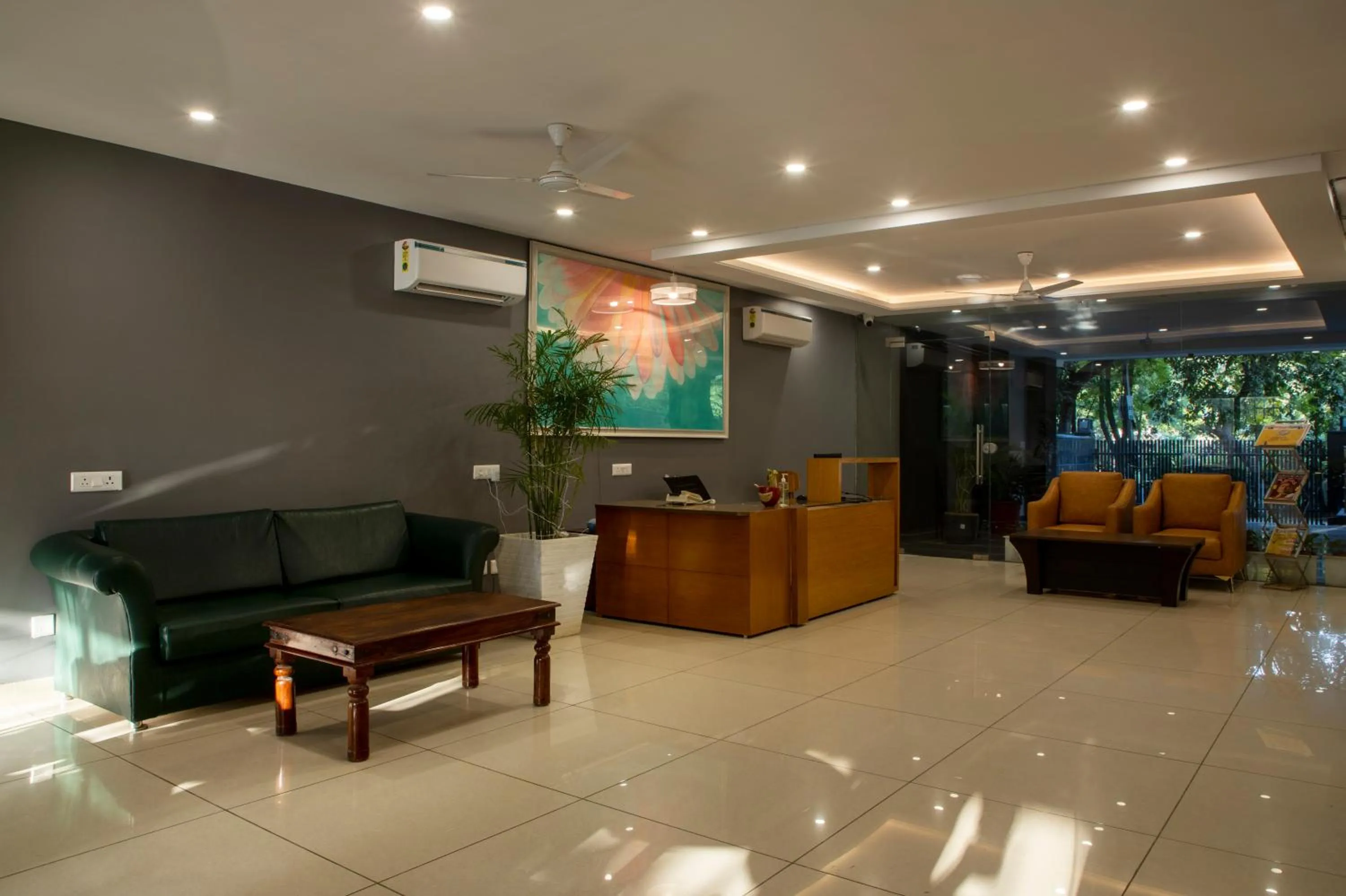 Lobby or reception in Perch Service Apartment-MG Road