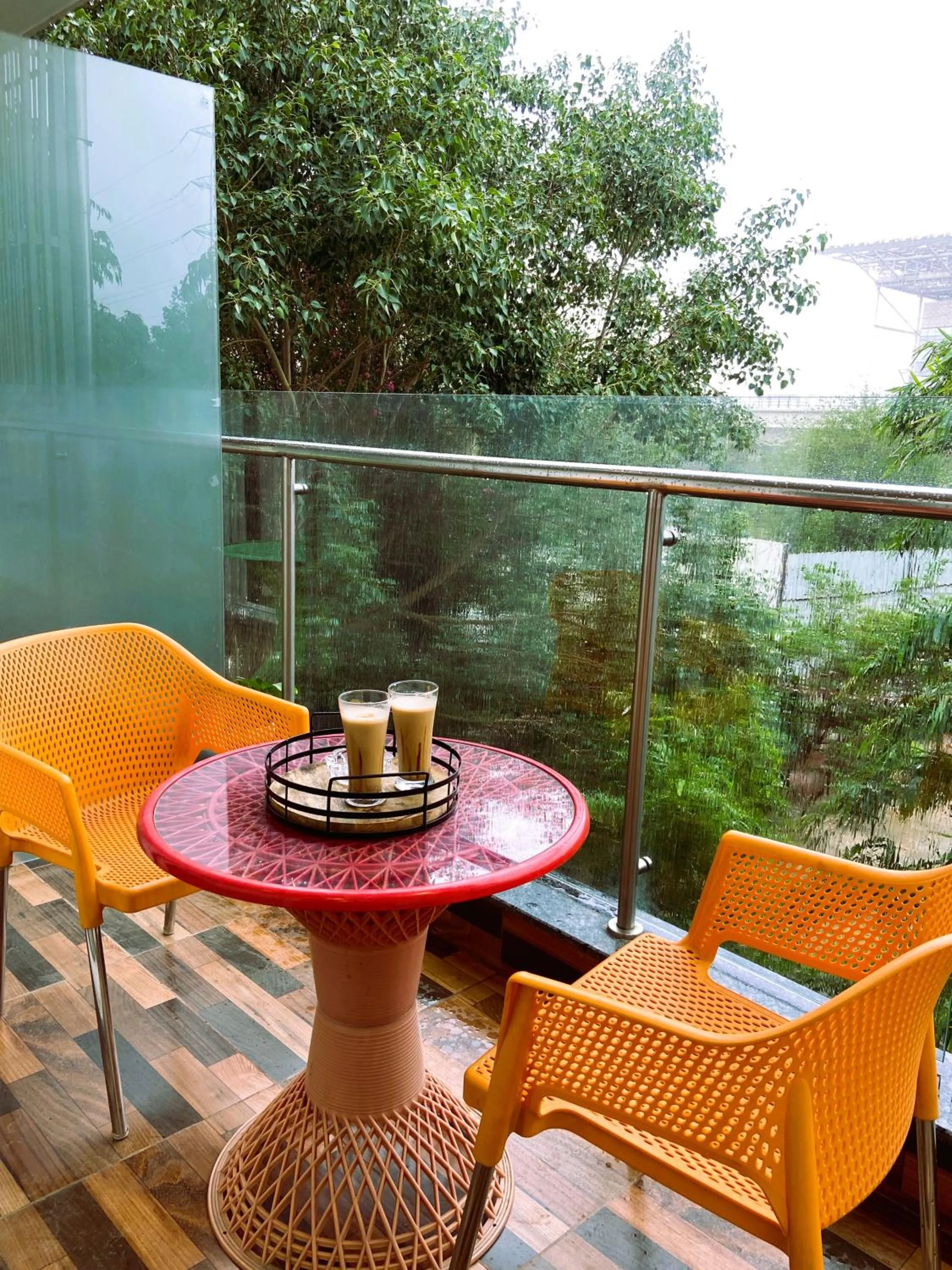 Balcony/Terrace in Perch Service Apartment-MG Road