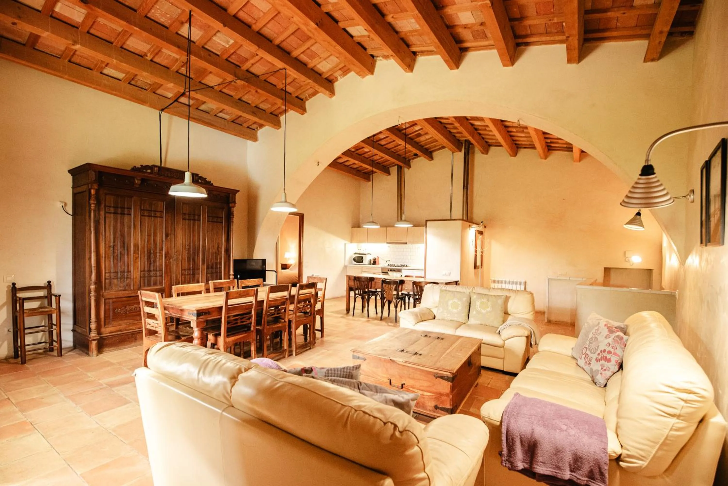 Living room in Can Margarit