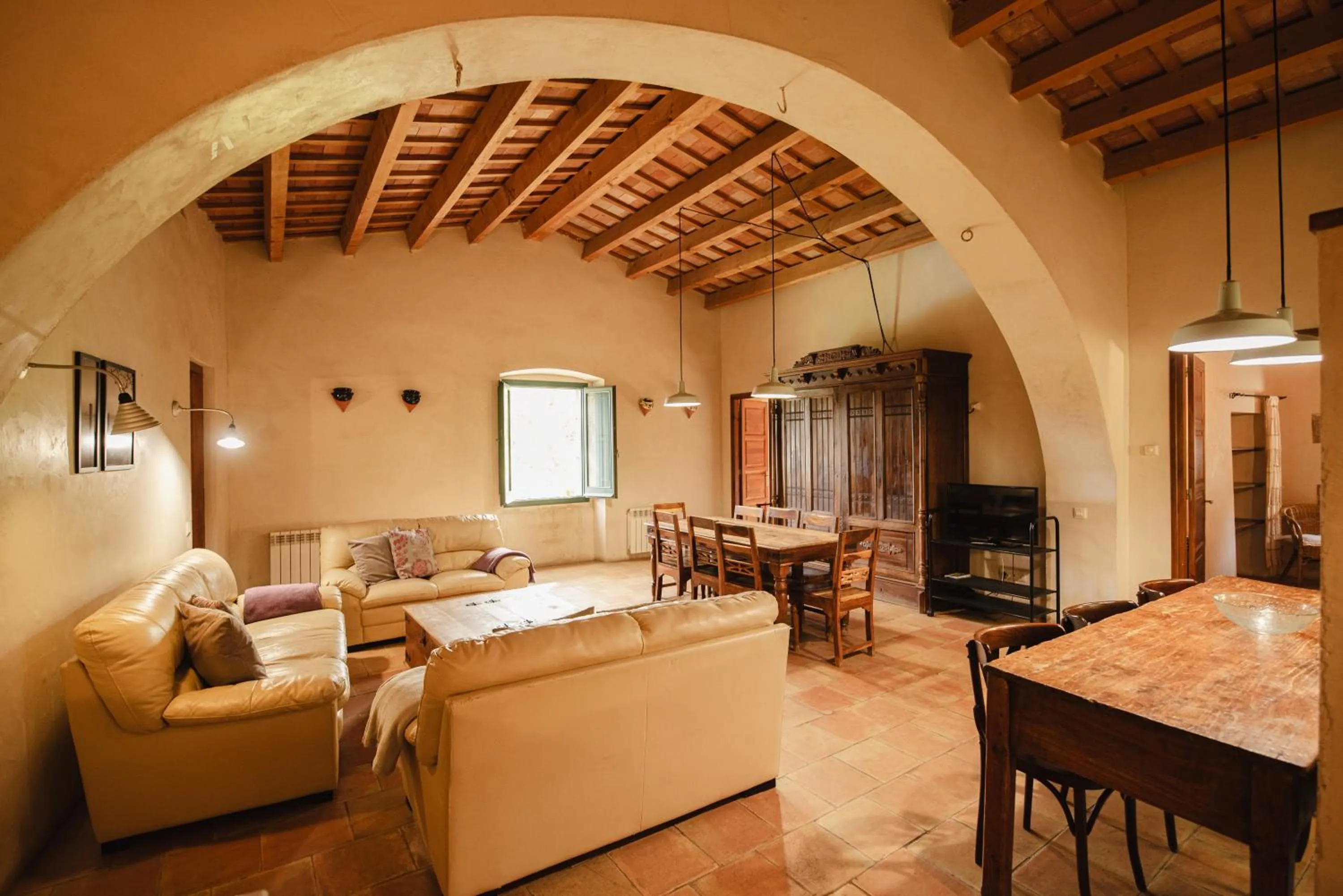 Living room in Can Margarit