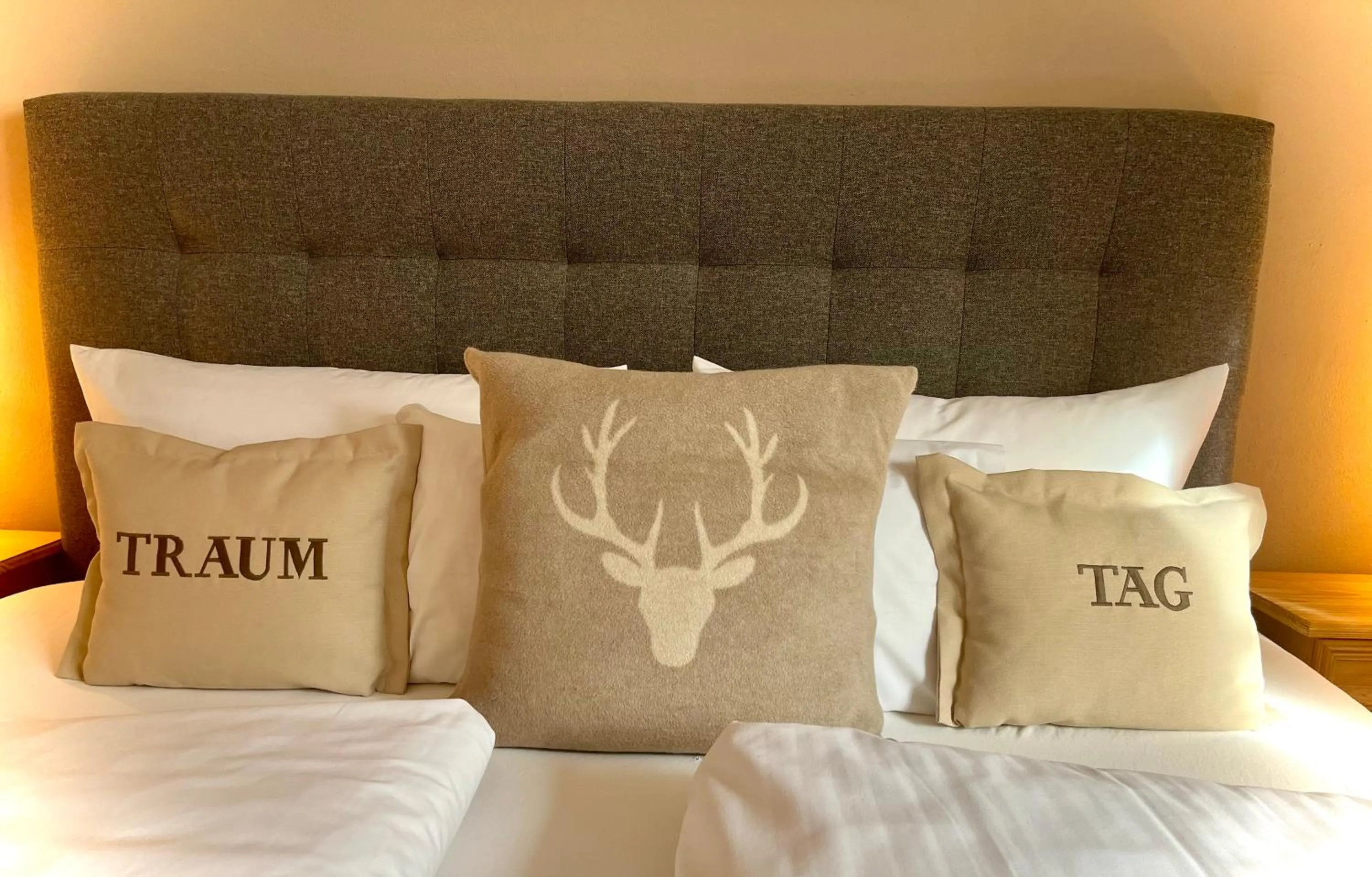 Bed in Landhotel Lindenhof