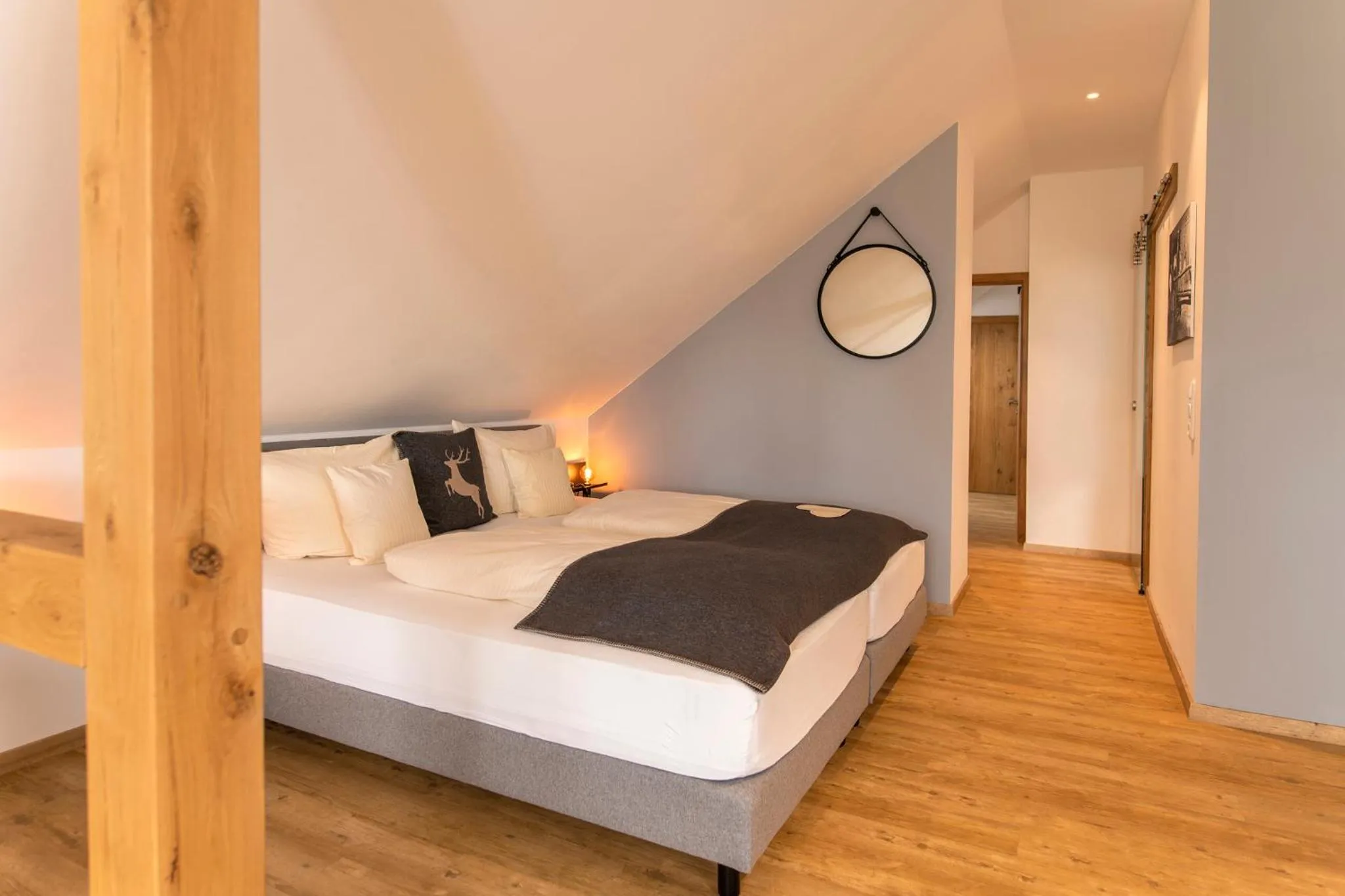 Photo of the whole room, Bed in Landhotel Lindenhof