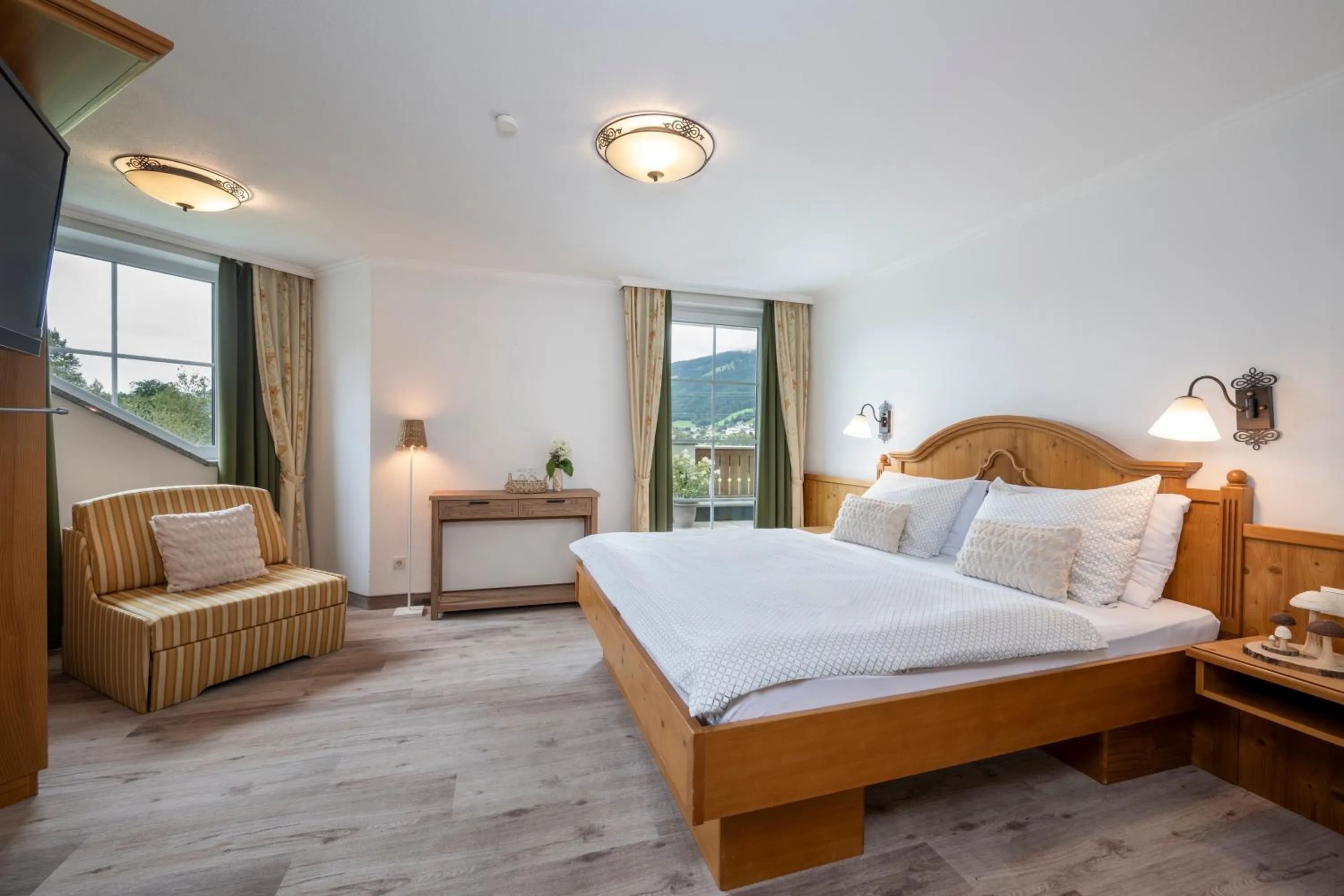 Bed in Hubengut Bed and Breakfast