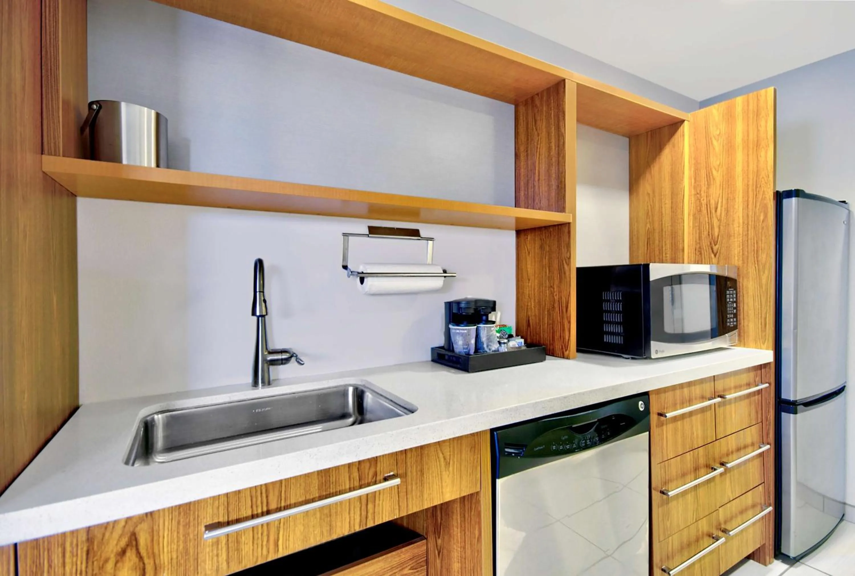 Kitchen or kitchenette in Home2 Suites by Hilton Rochester Henrietta, NY
