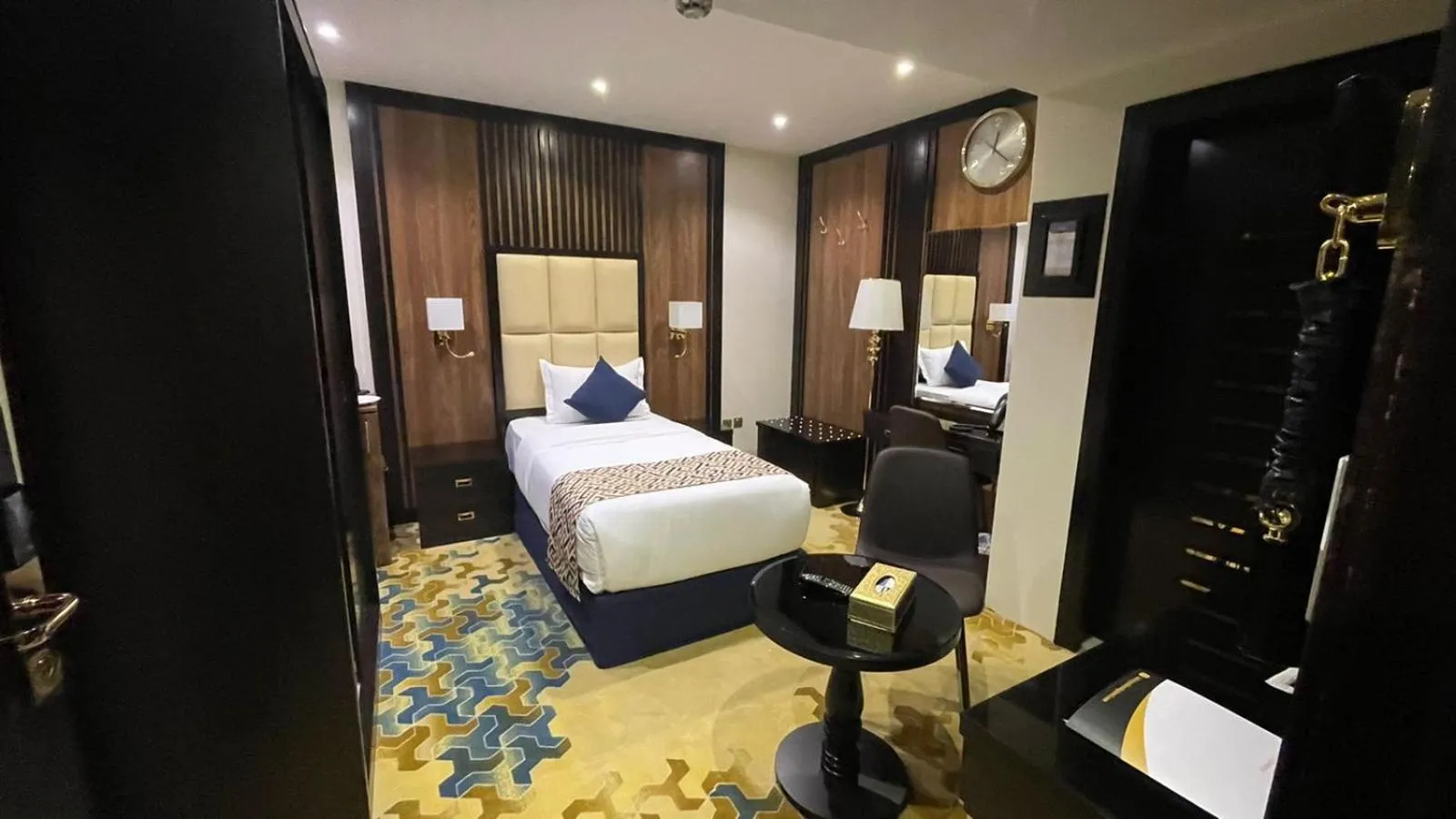 Bed in Golden Ship Hotel