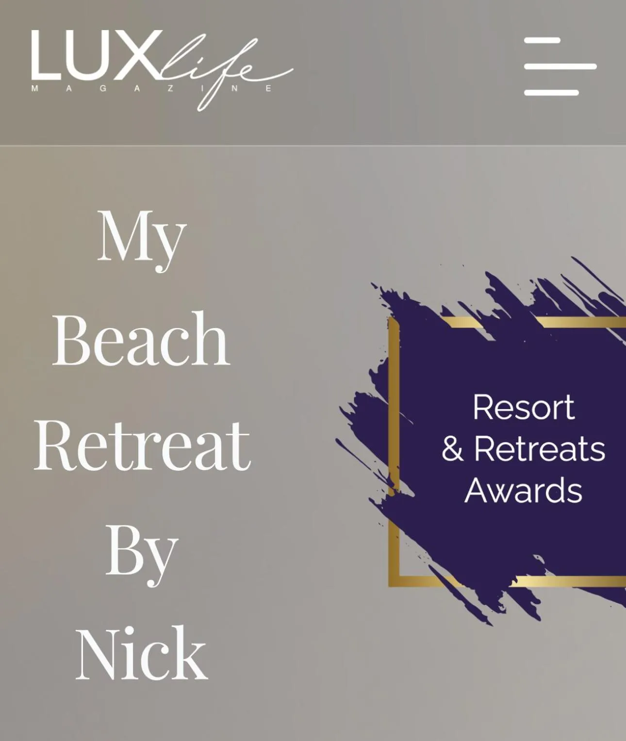 My Beach Retreat by Nick