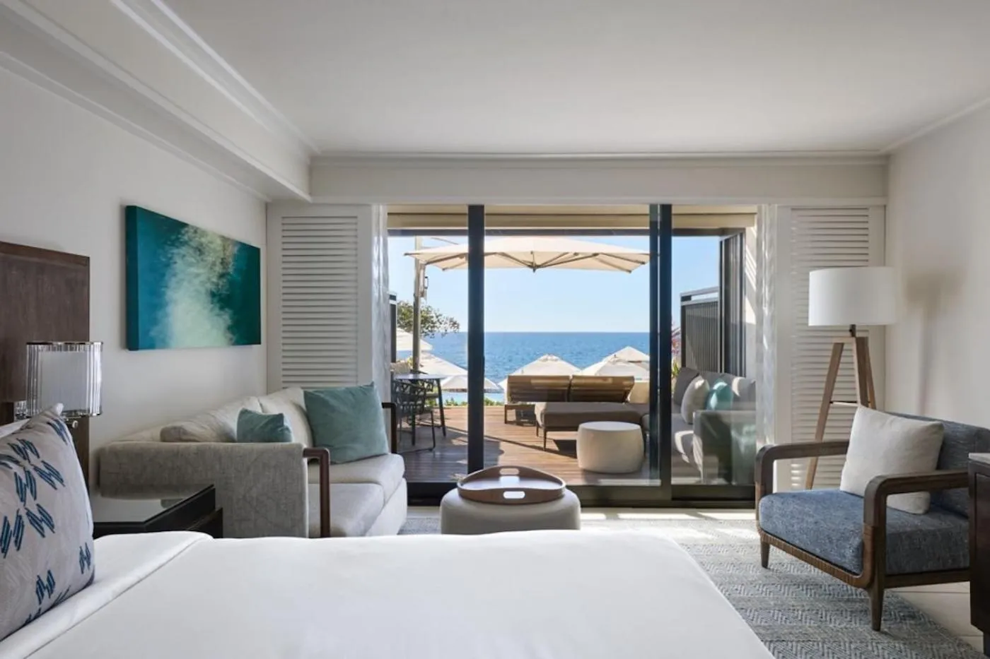 Balcony/Terrace, Bed in Wailea Beach Resort - Marriott, Maui