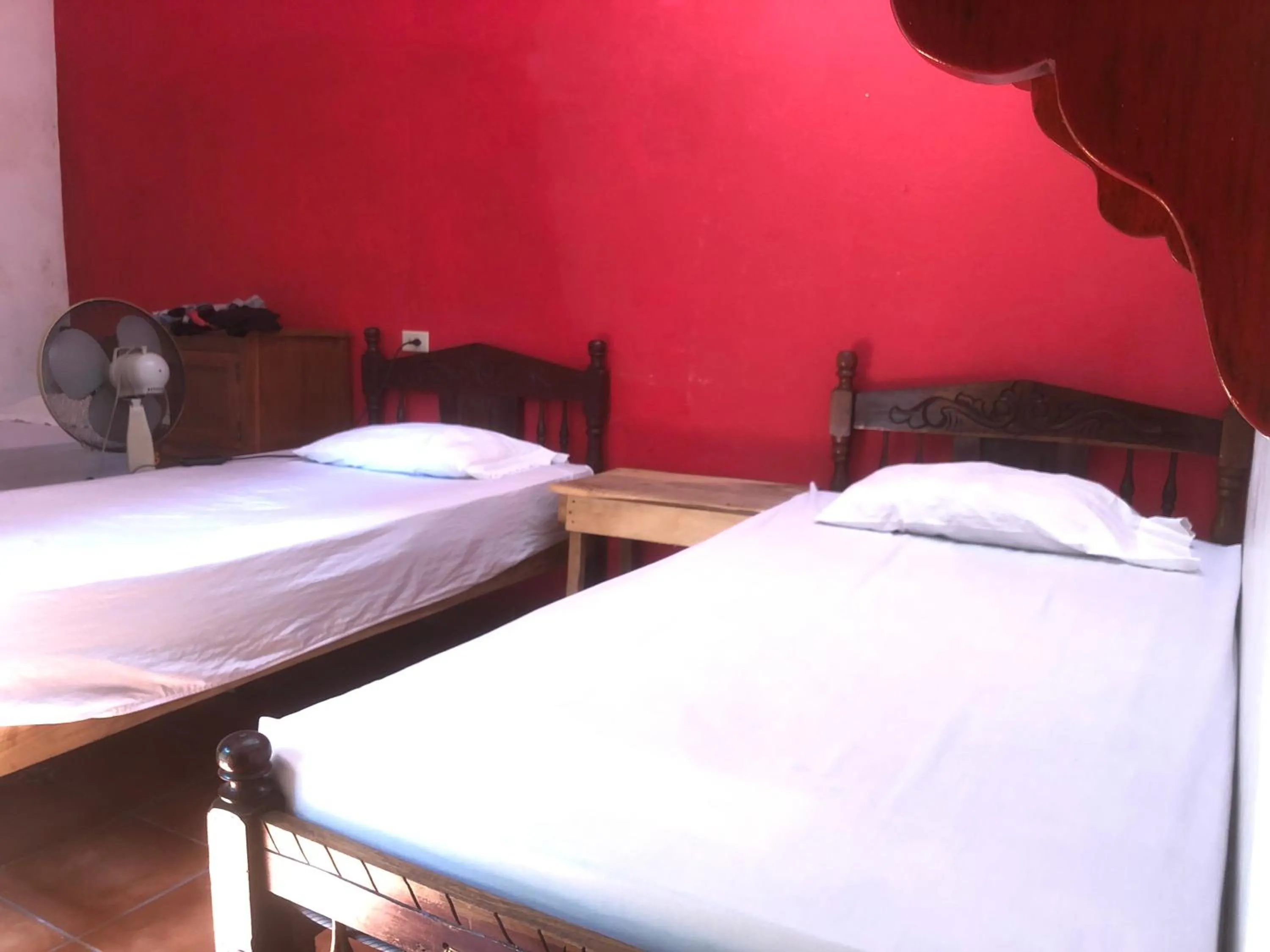 Bed in Hostal Vacaciones Nicas