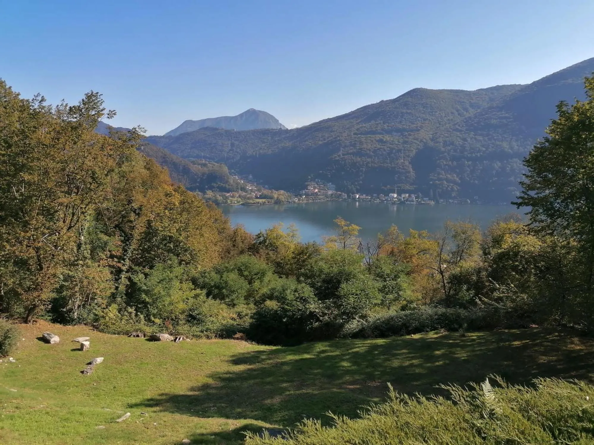 Natural landscape in La Finestra sul Lago