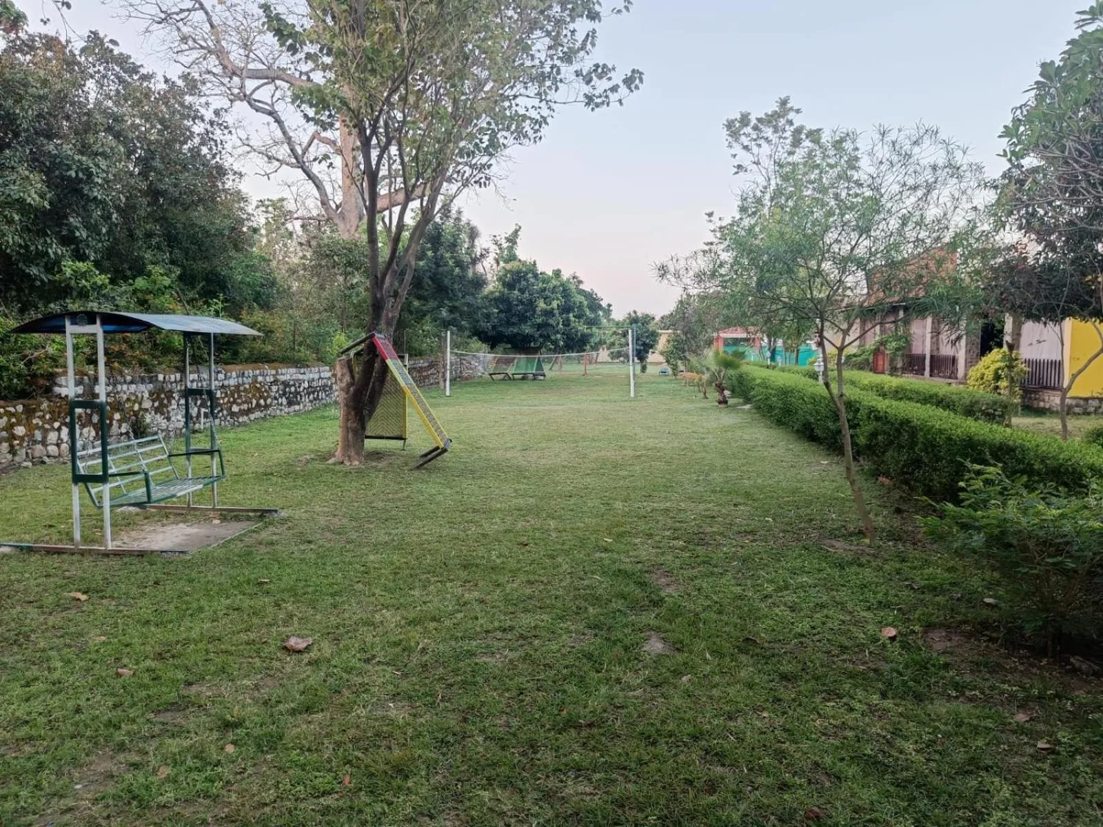 Garden in Vanasthali Jungle Resort Jim Corbett