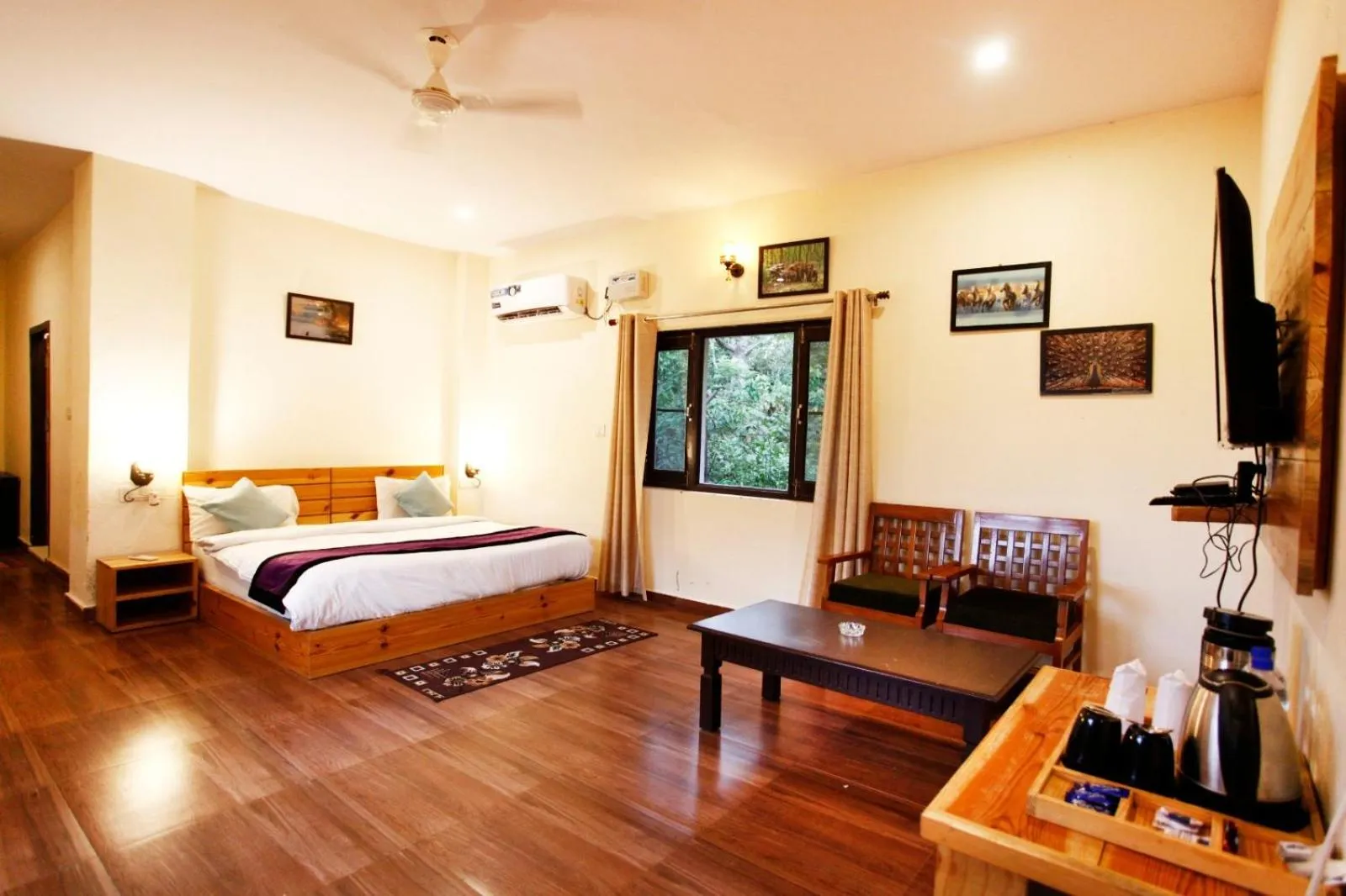 TV and multimedia in Vanasthali Jungle Resort Jim Corbett