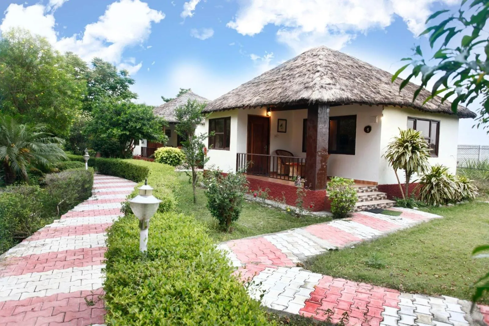 Property building in Vanasthali Jungle Resort Jim Corbett