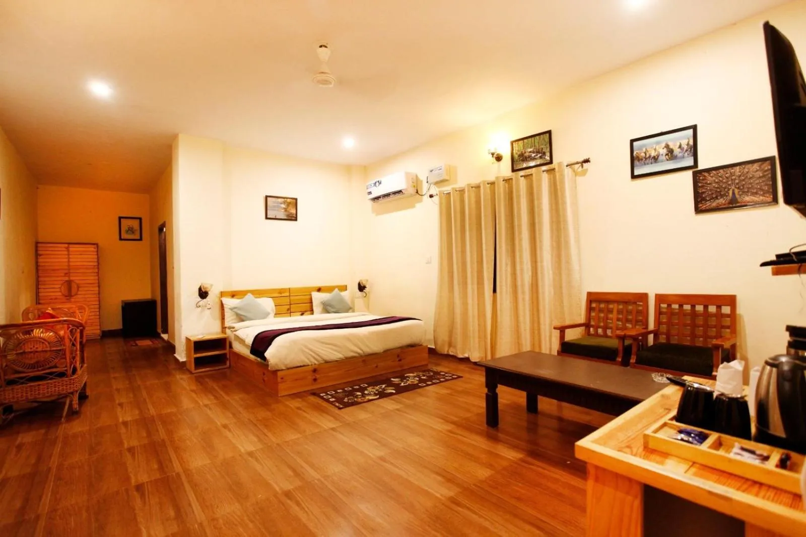 Photo of the whole room in Vanasthali Jungle Resort Jim Corbett