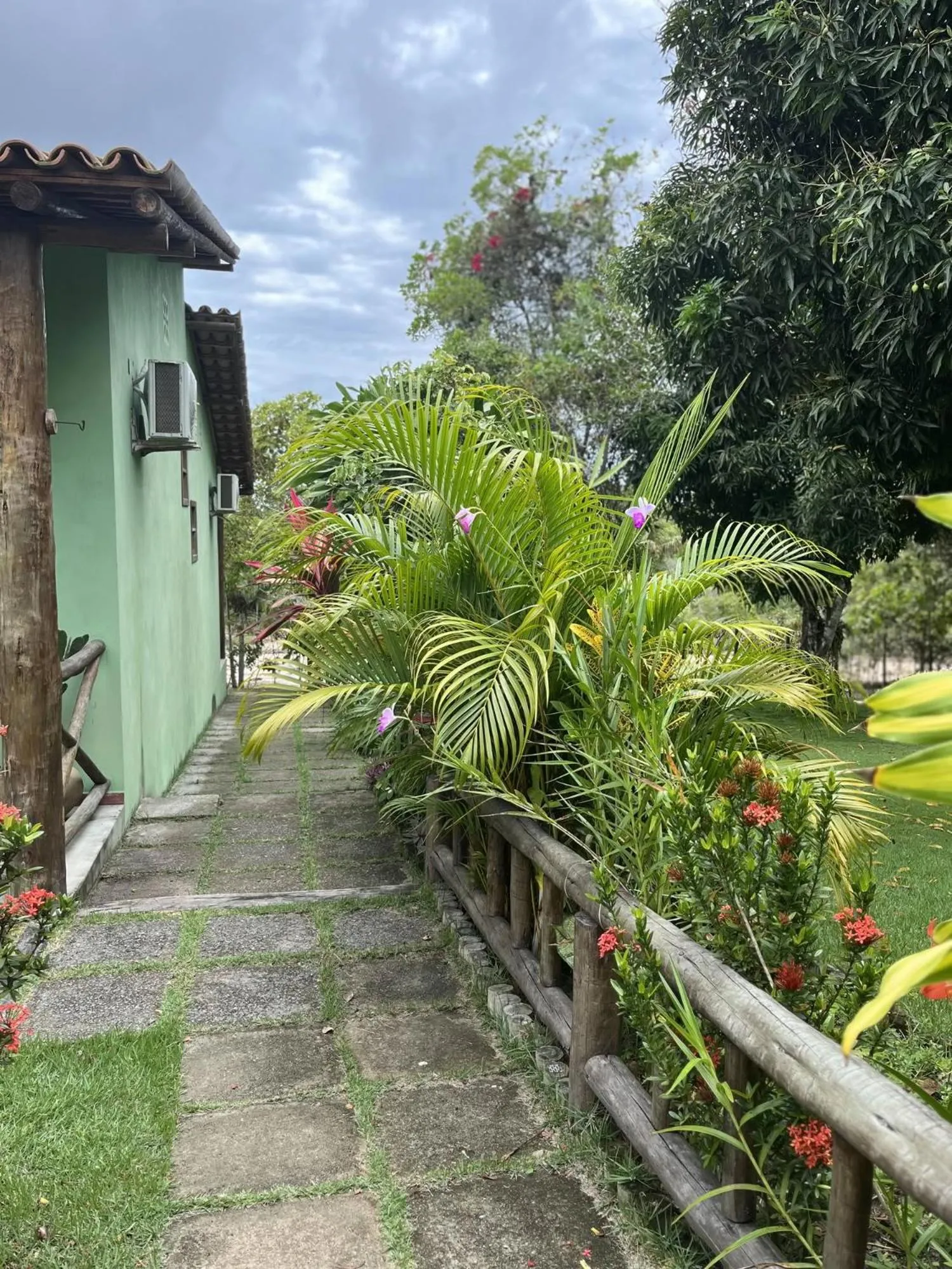 Garden in Pousada Luar de Caraíva