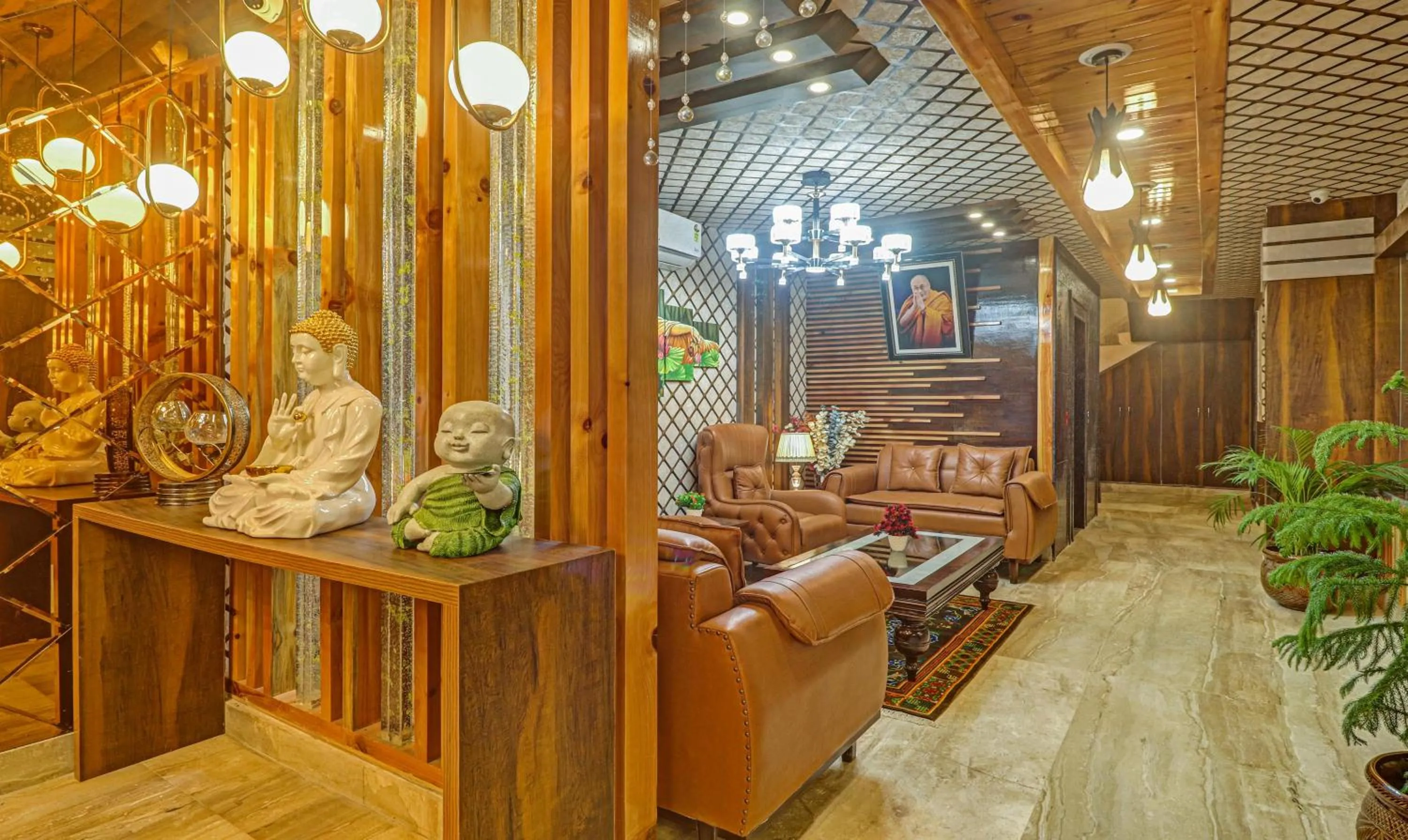 Seating area in Hotel Woodville Inn - Hotel in Mcleodganj