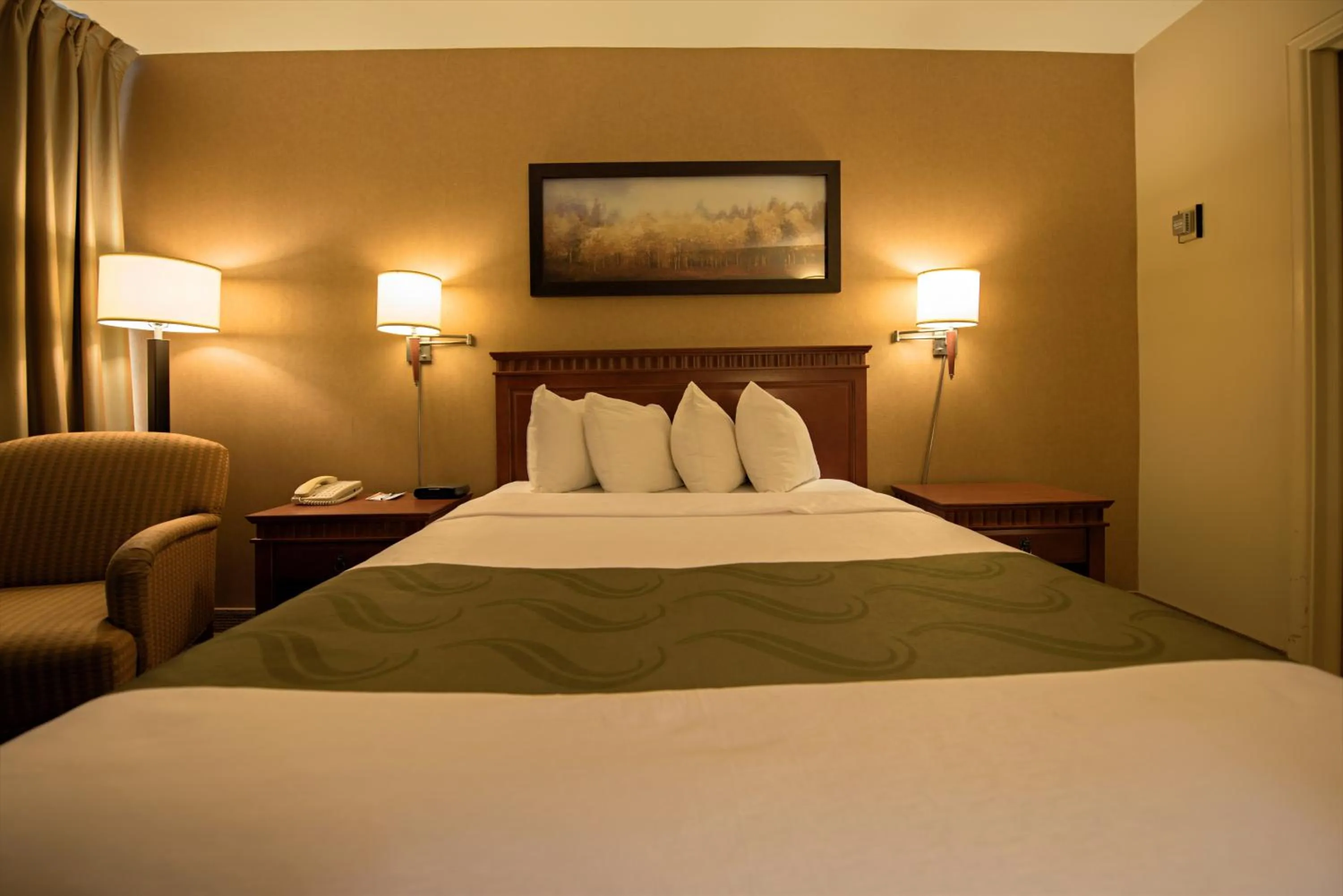 Bed in Quality Inn & Suites PE Trudeau Airport