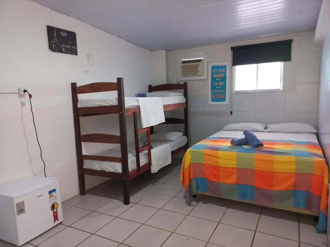 Bed in Casa Recife Pousada