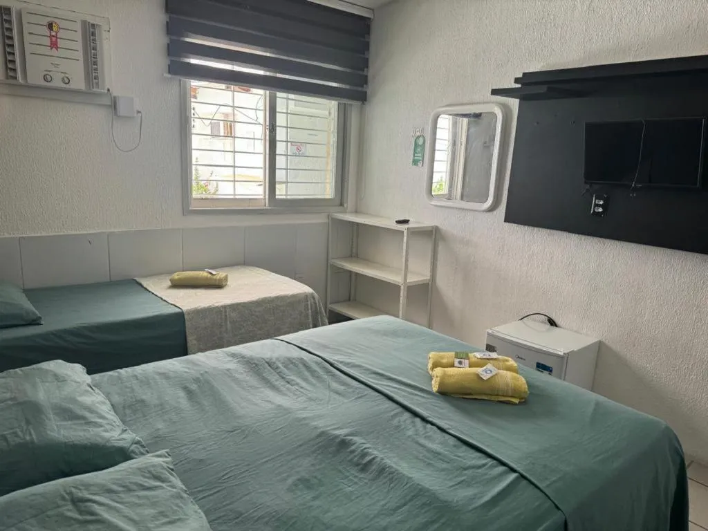 Bed in Casa Recife Pousada