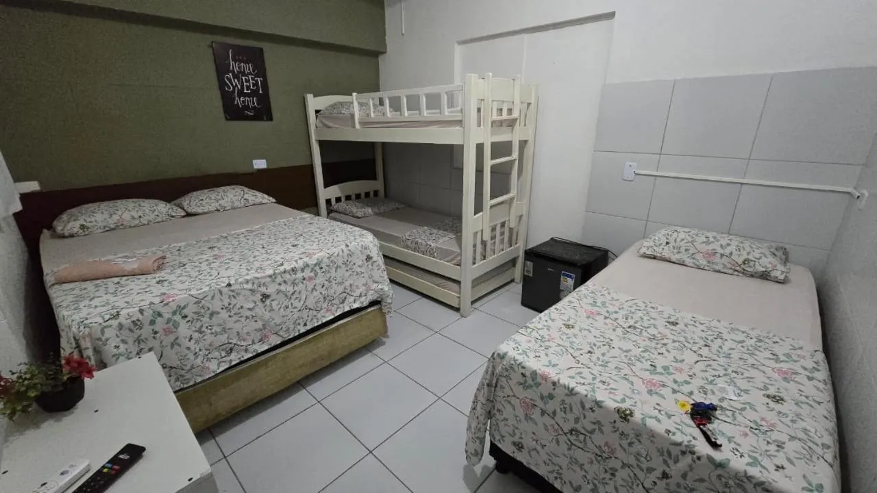 Bed in Casa Recife Pousada