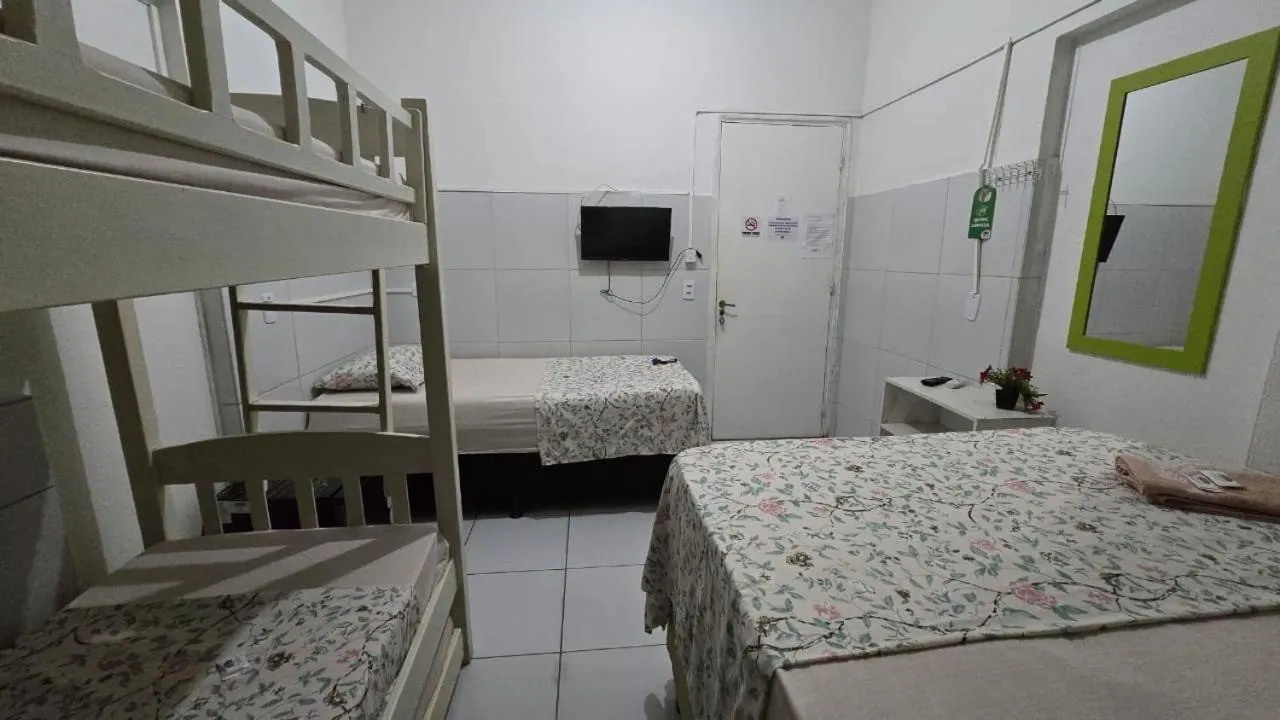 Bed in Casa Recife Pousada