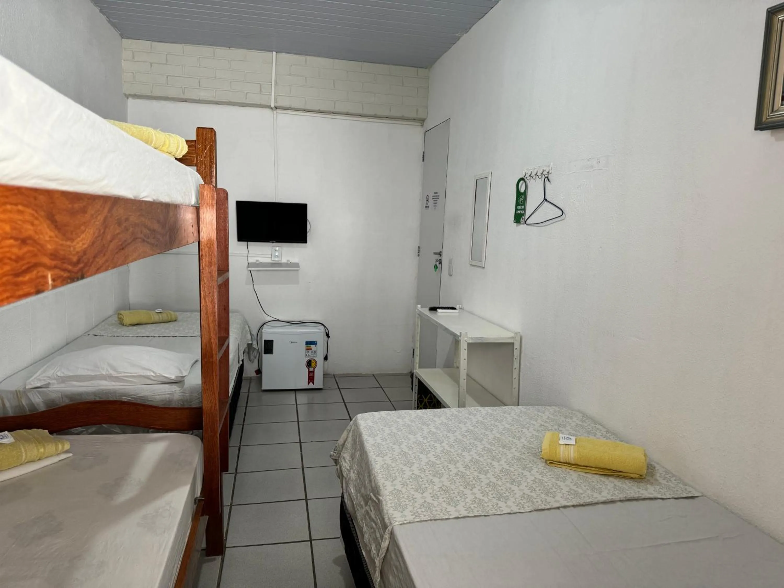 Bed in Casa Recife Pousada