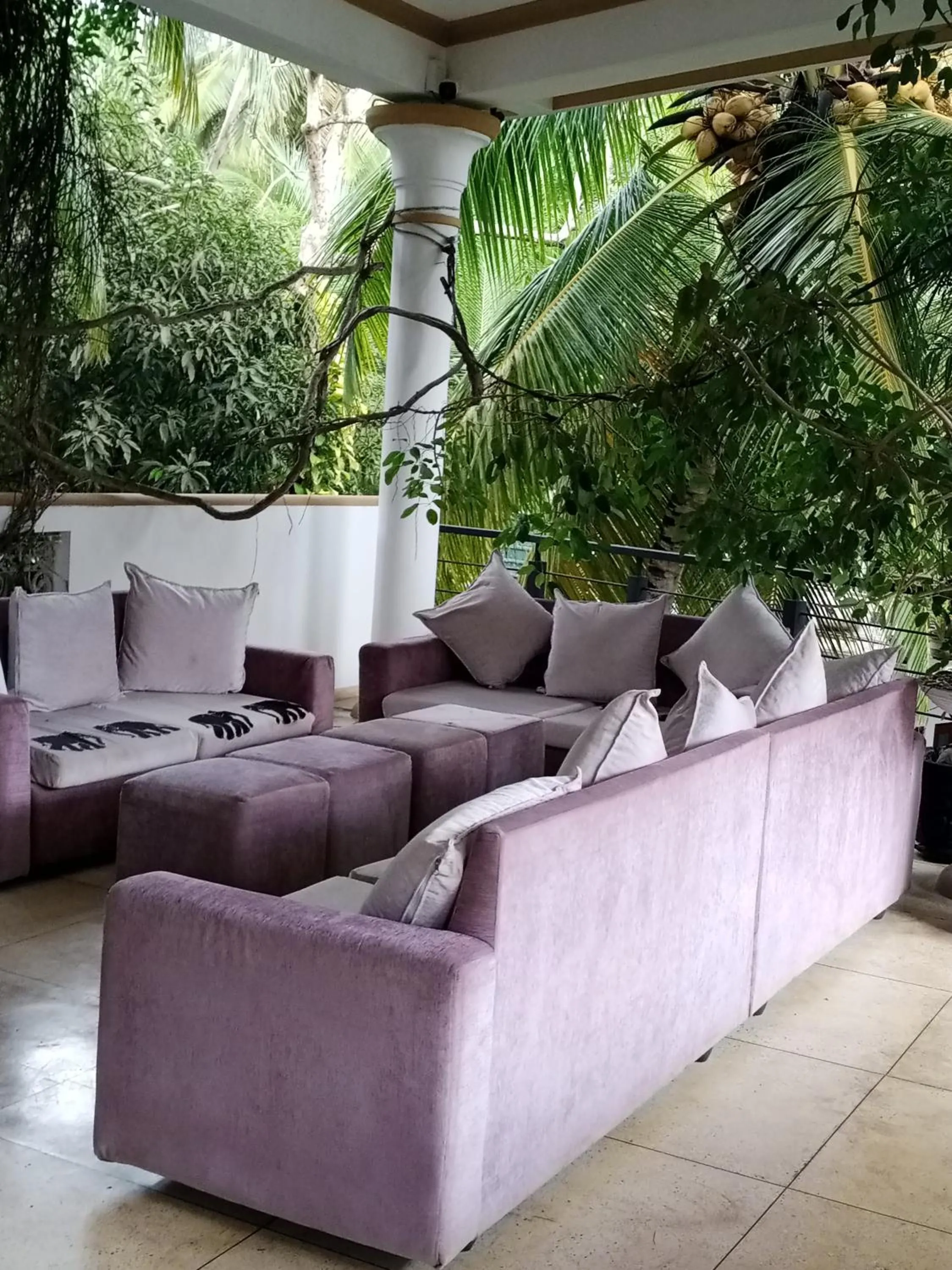 Seating area in Manidi Villa