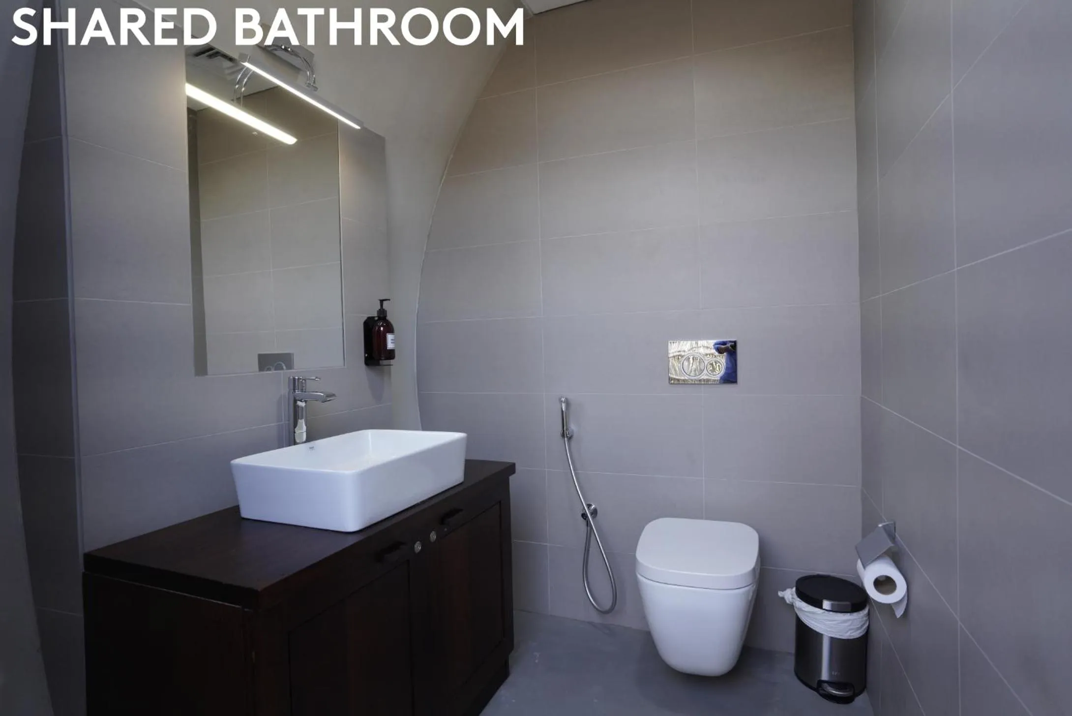 Bathroom in Bab Al Nojoum Hudayriyat Camp