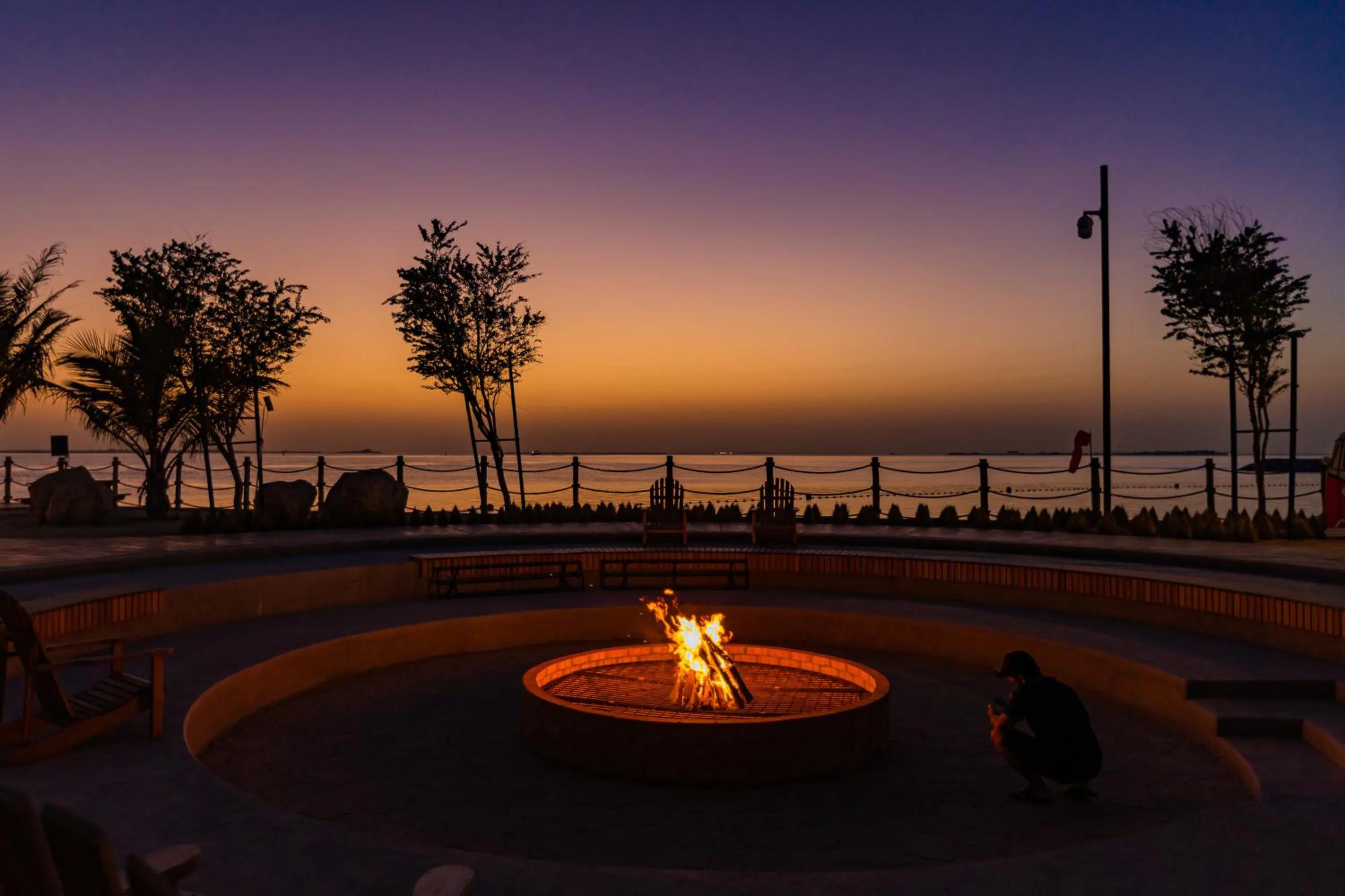 Patio in Bab Al Nojoum Hudayriyat Camp