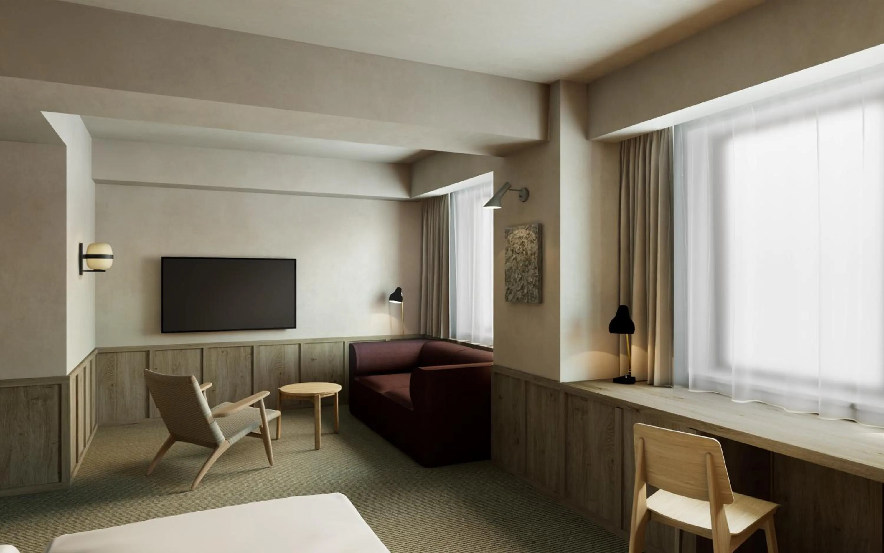 Living room in Hotel JAL City Toyama