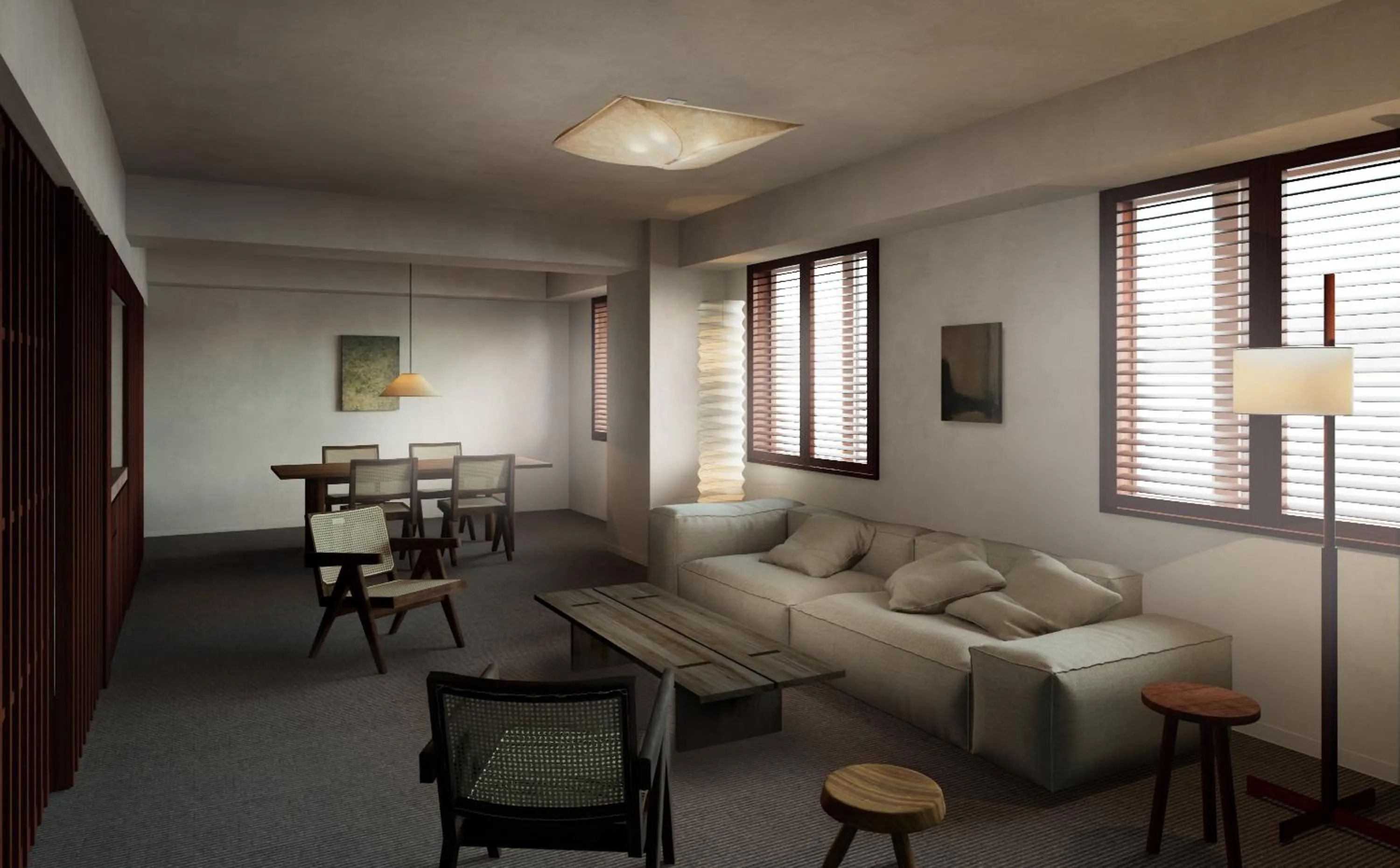 Living room in Hotel JAL City Toyama