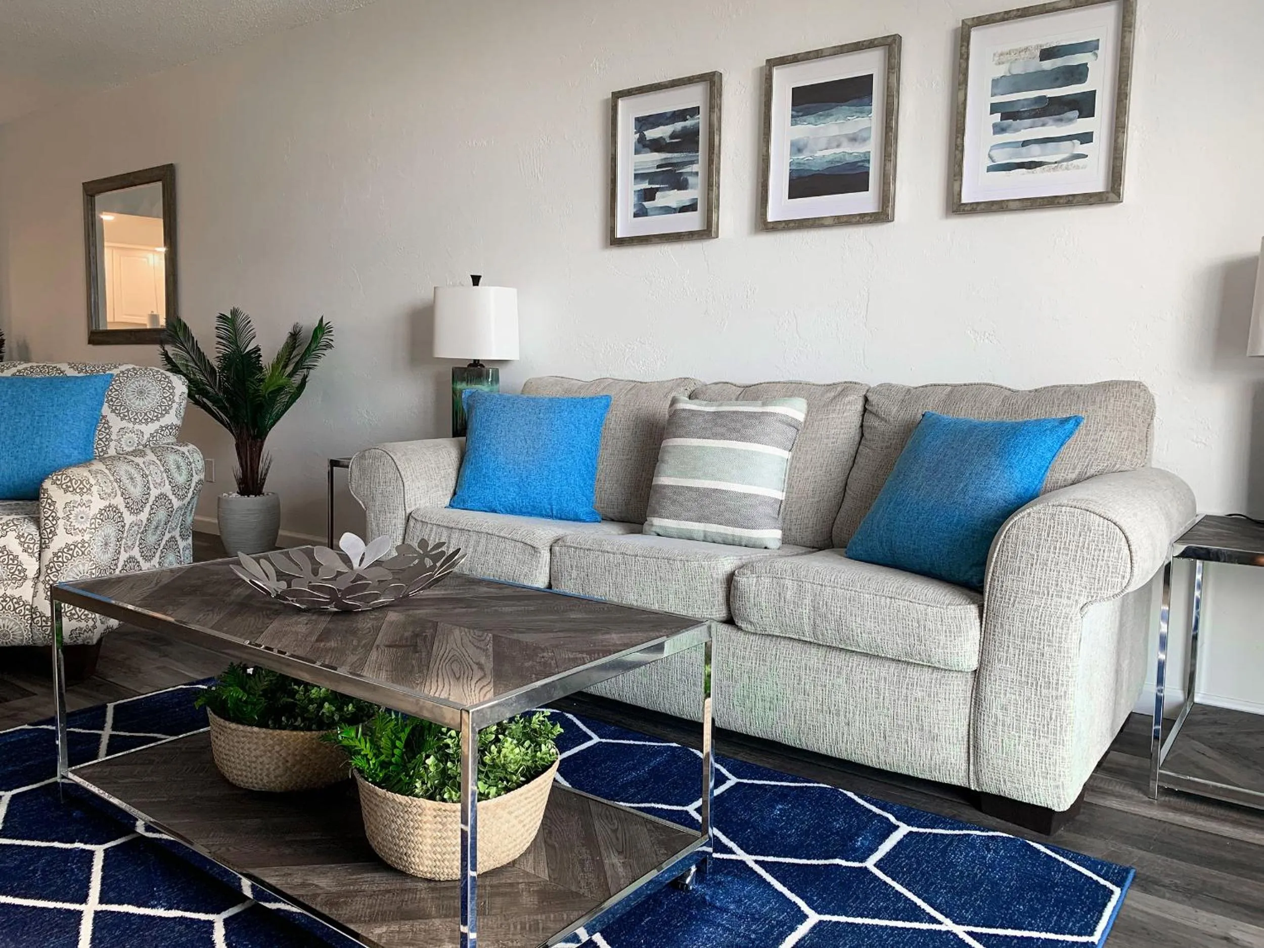 Living room in Beach Apartment at Condo-hotel