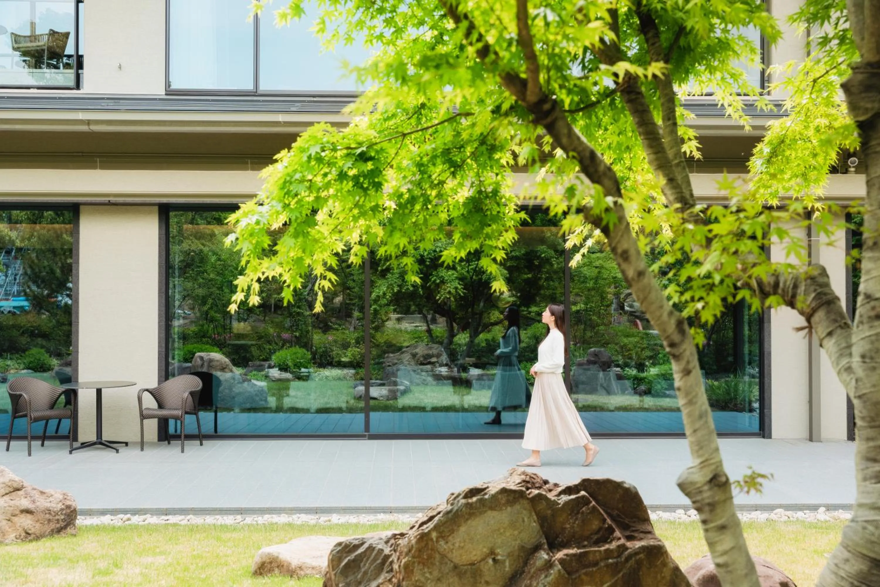 Garden in Hotel Okura Kyoto Okazaki Bettei