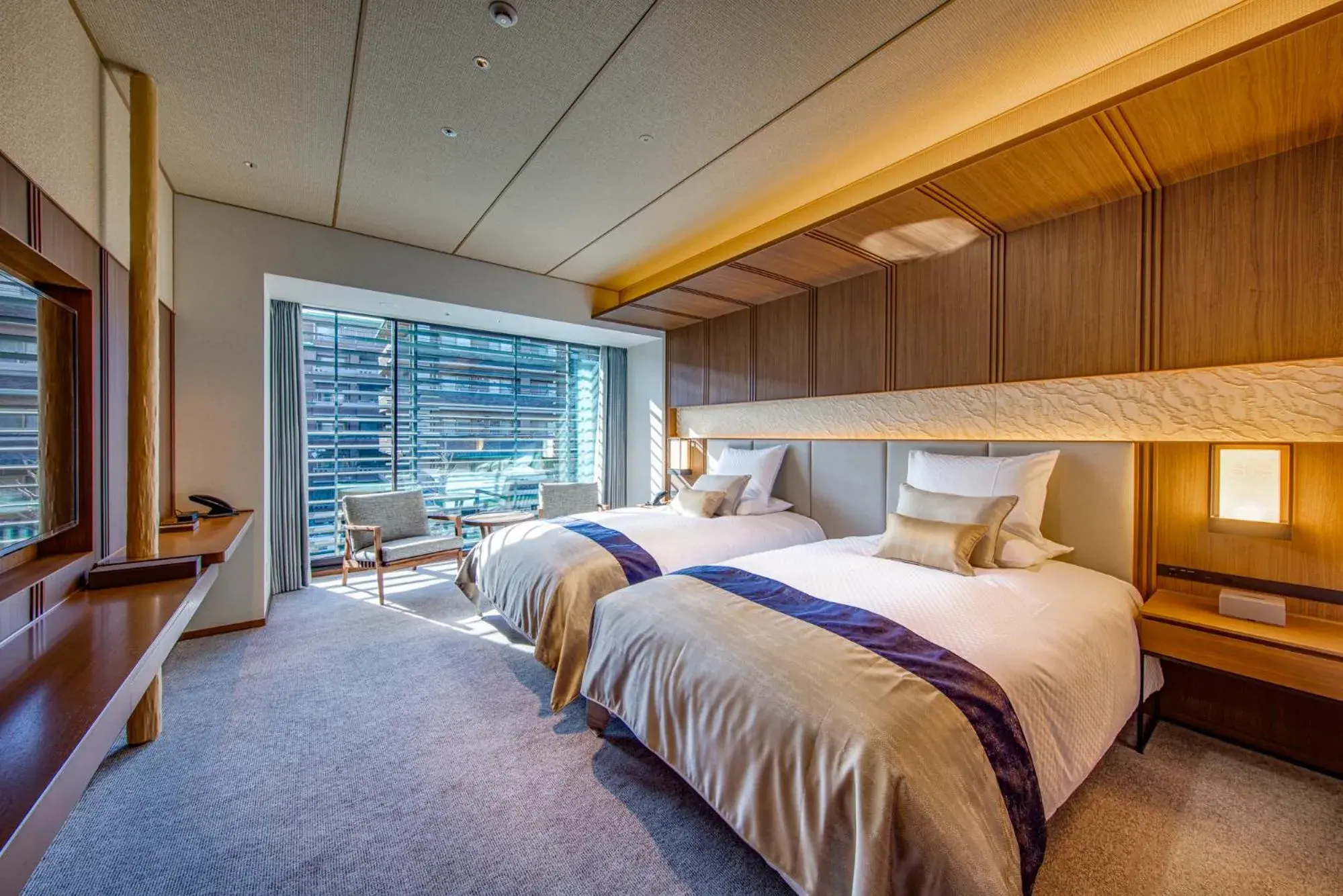 Superior Twin Room in Hotel Okura Kyoto Okazaki Bettei Superior Twin Room in Hotel Okura Kyoto Okazaki Bettei