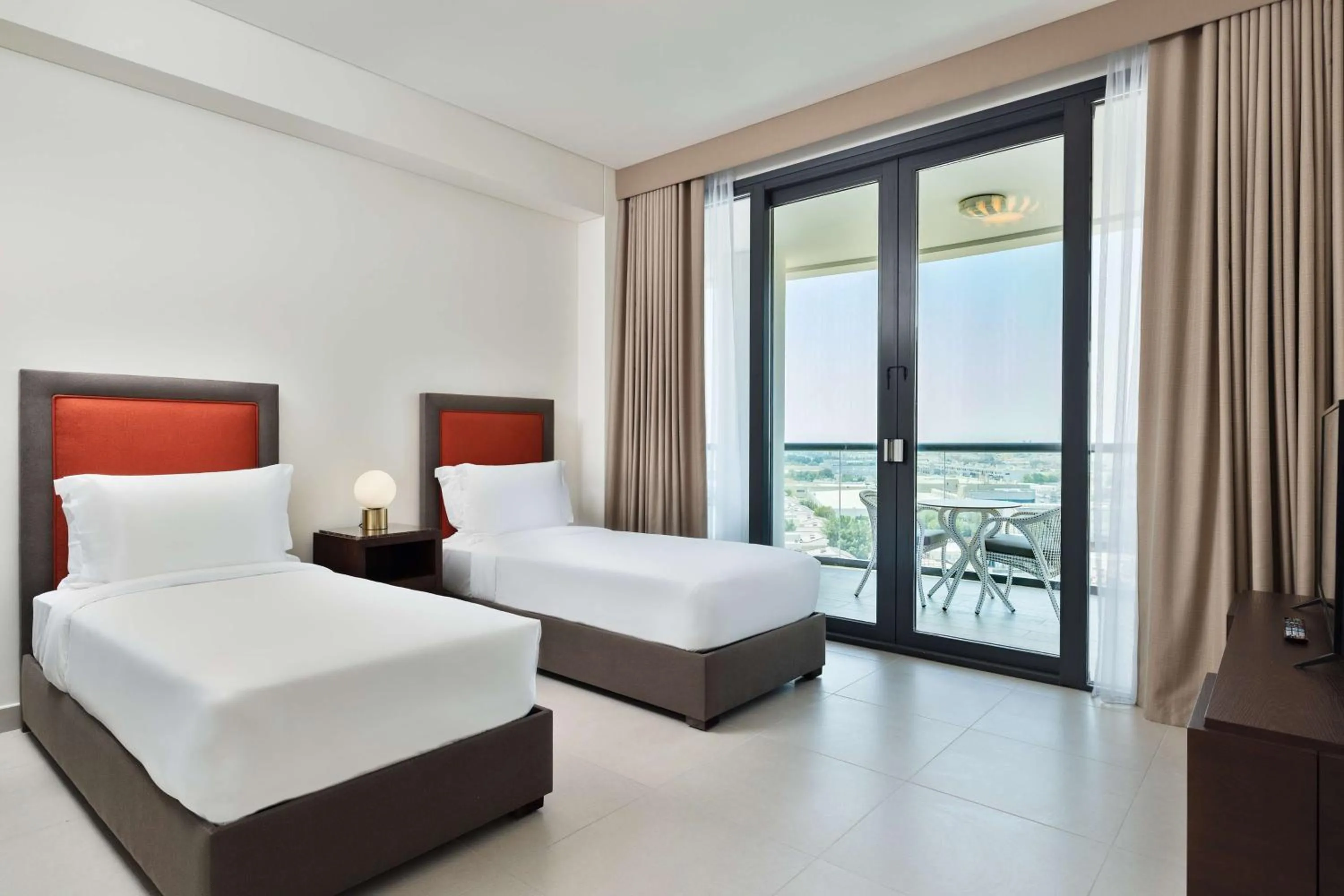 Bed in DoubleTree by Hilton Doha Downtown