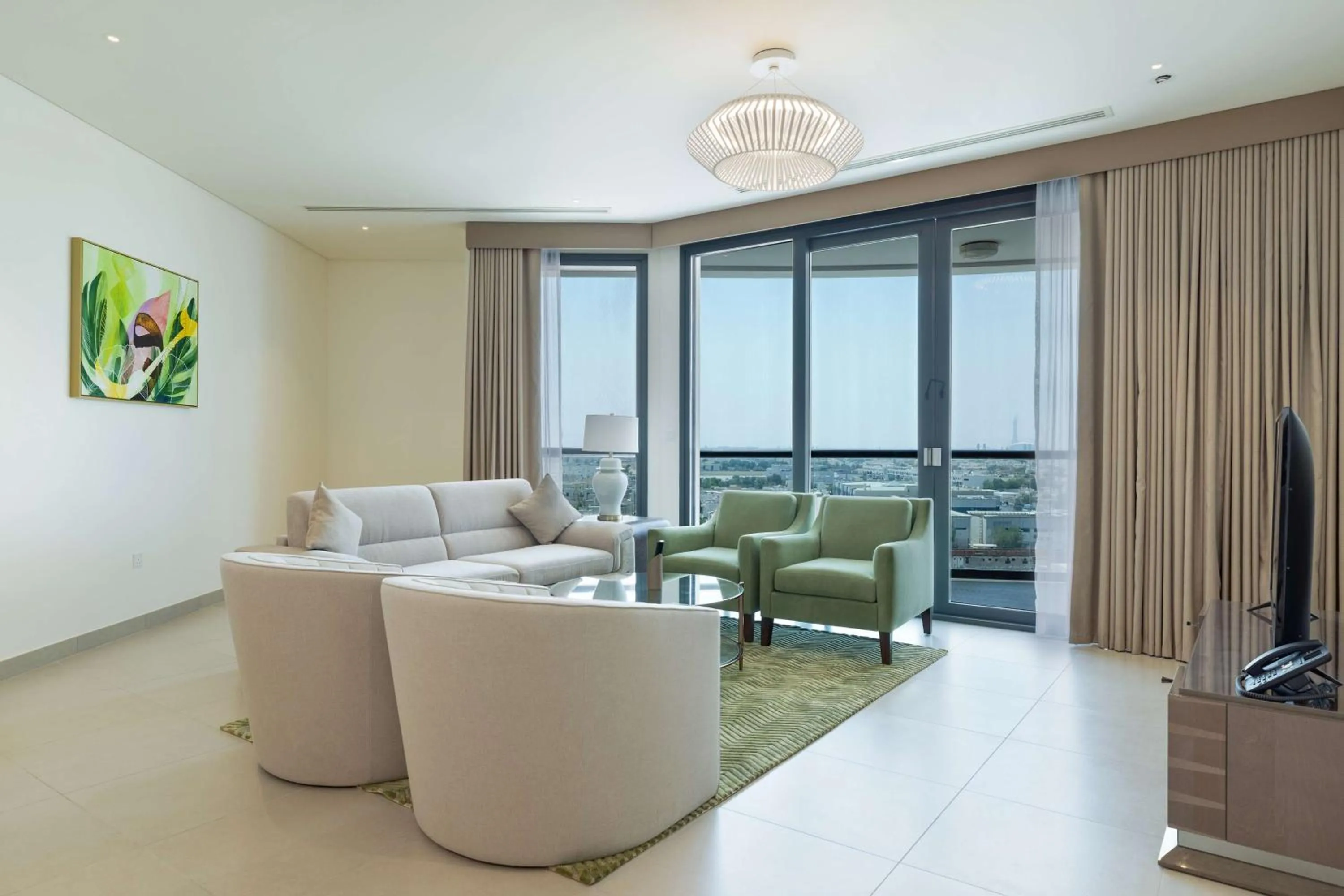 Living room in DoubleTree by Hilton Doha Downtown