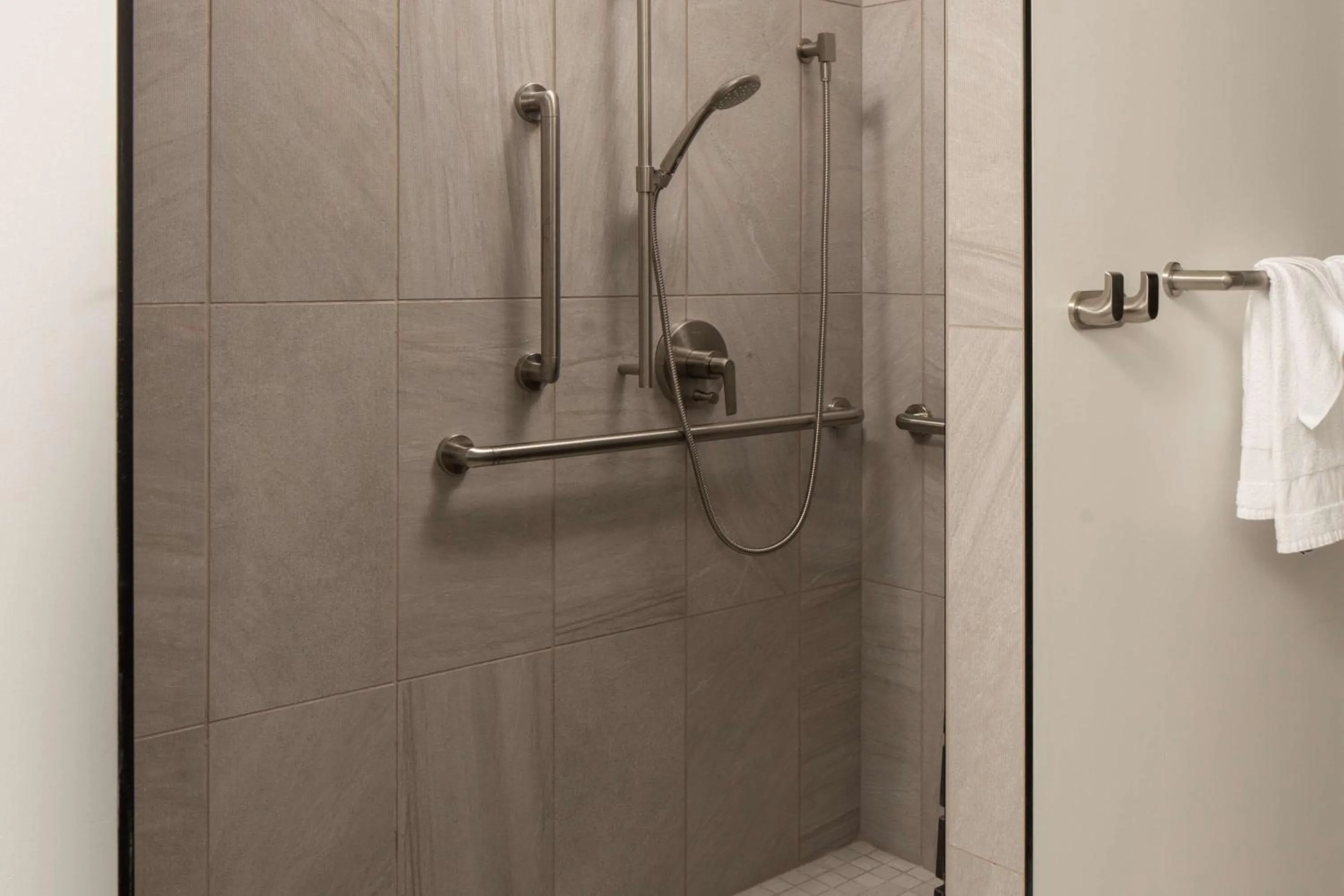 Bathroom in Hotel Marcel New Haven, Tapestry Collection By Hilton