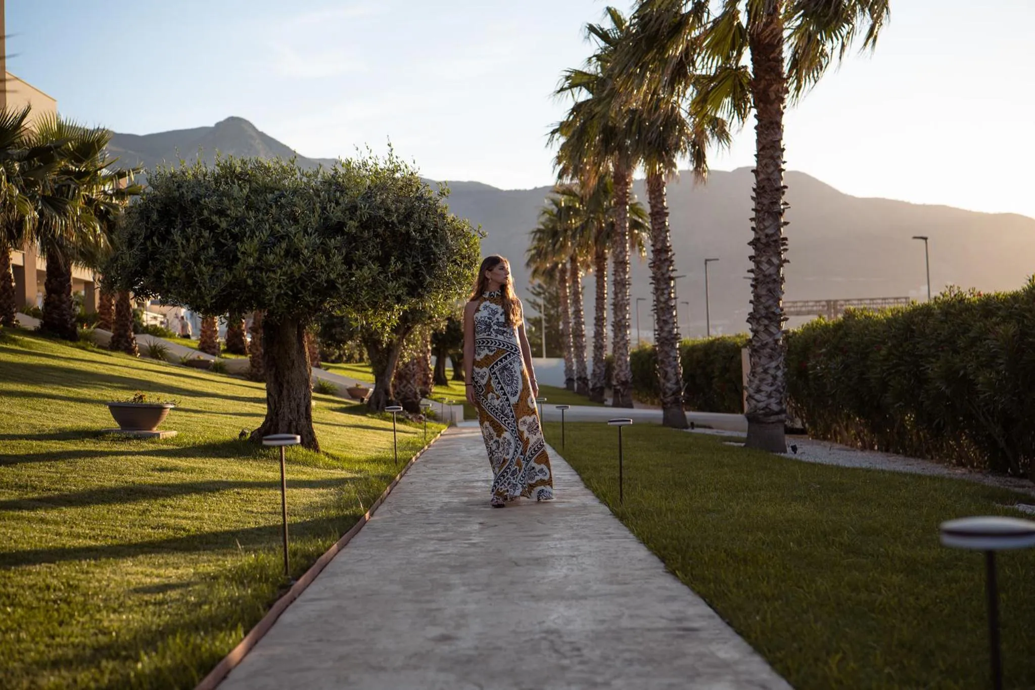 Garden in Resort La Battigia Beach & Spa