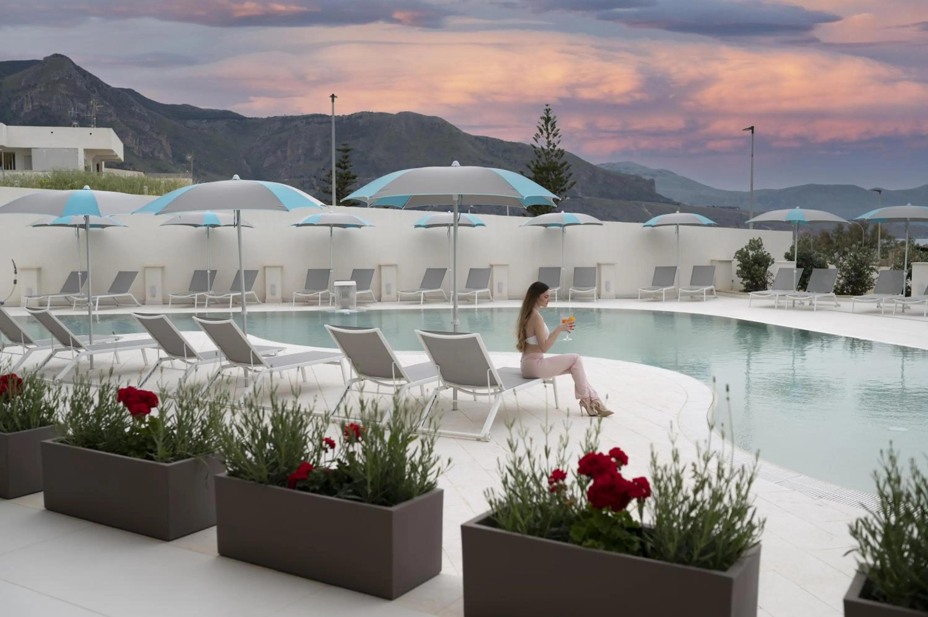 Pool view in Resort La Battigia Beach & Spa