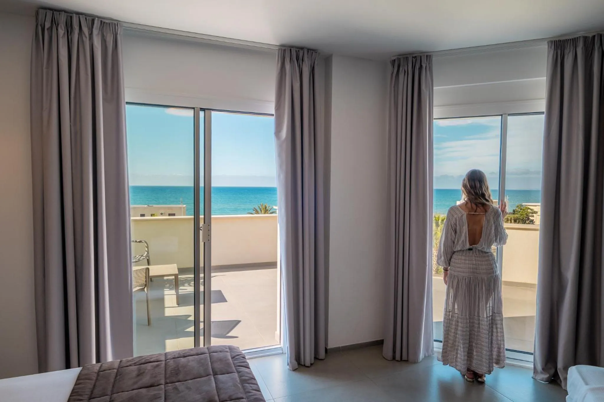 Junior Suite with Terrace and Sea View in Resort La Battigia Beach & Spa