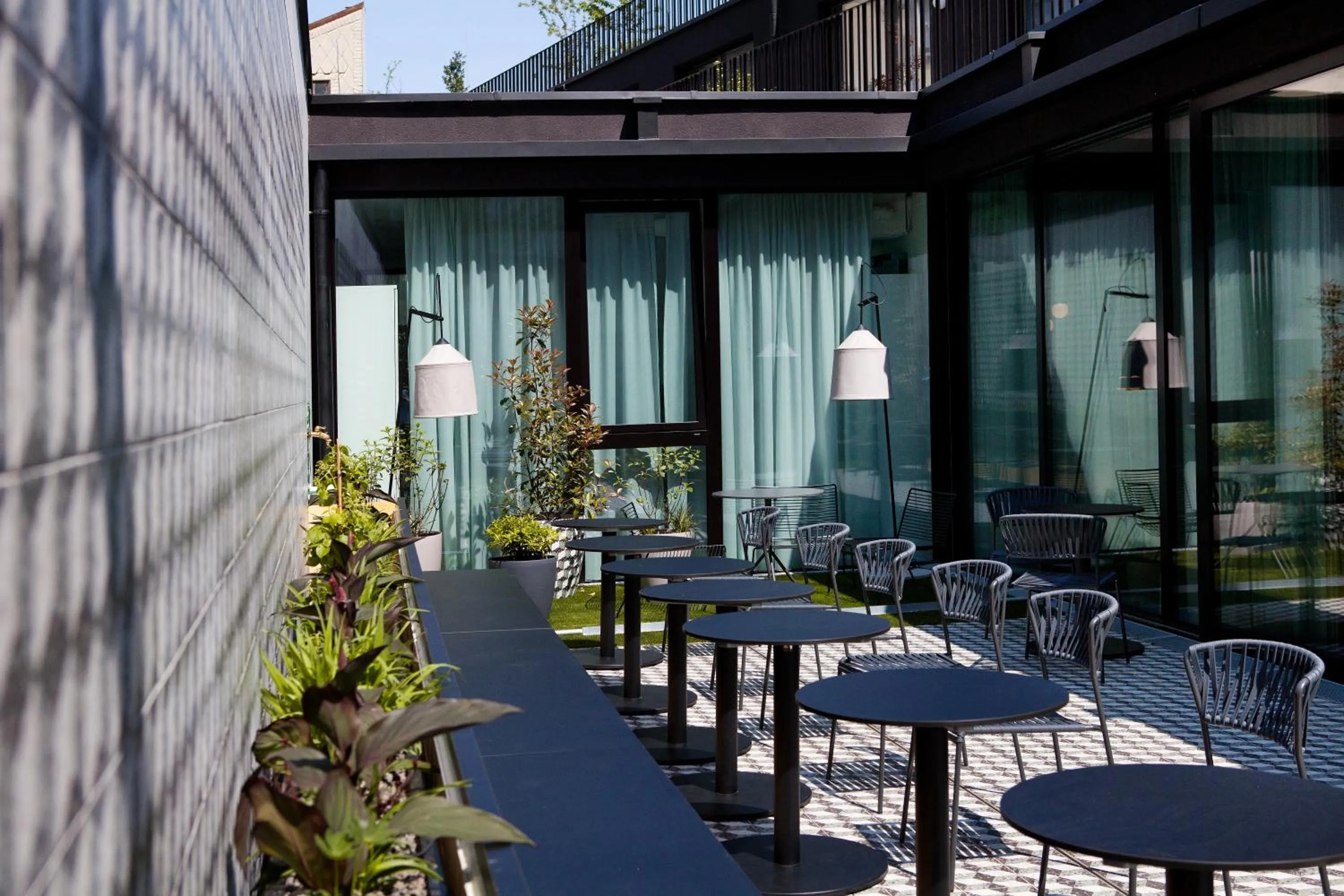 Patio in Hotel Indigo Vienna - Naschmarkt by IHG