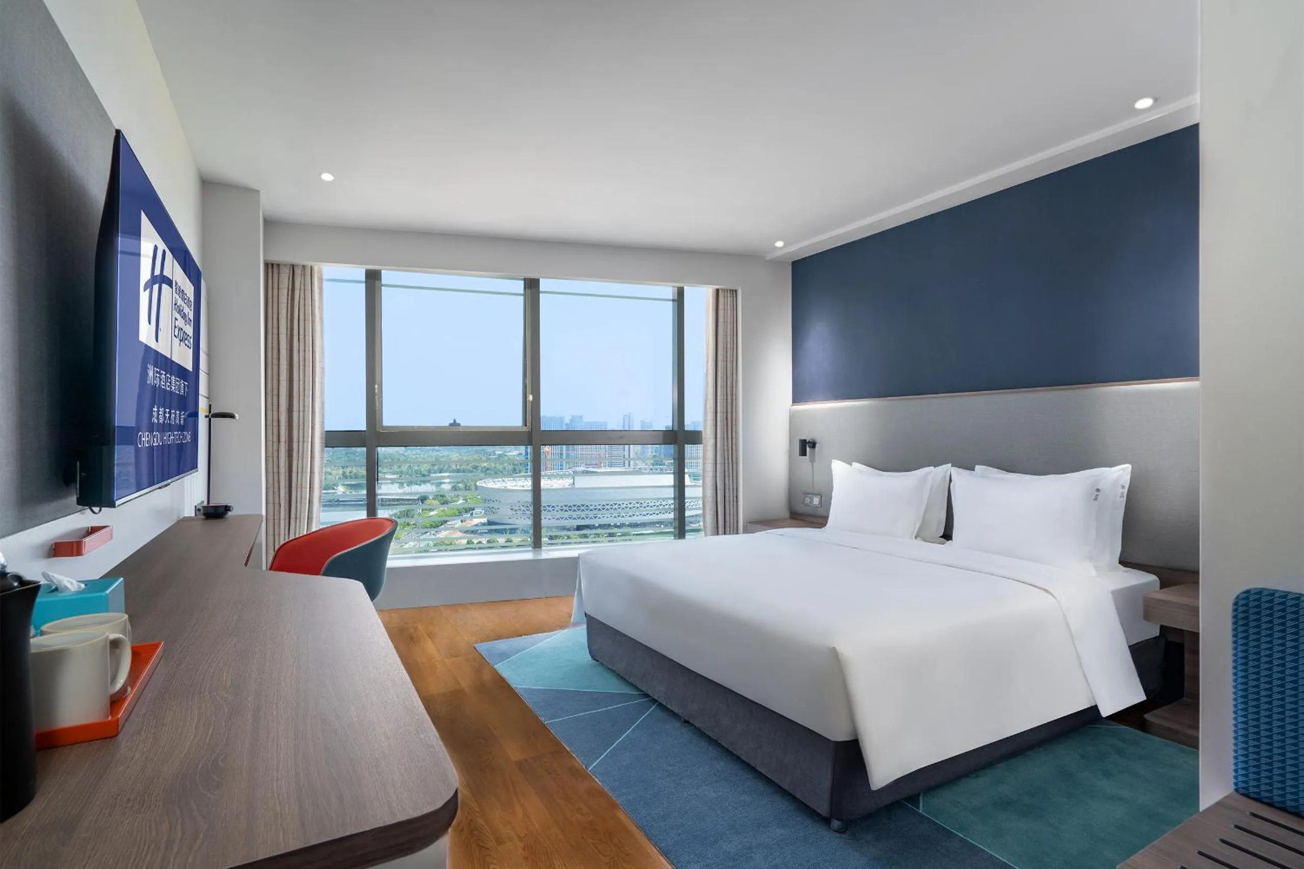 Bed in Holiday Inn Express Chengdu High-Tech Zone