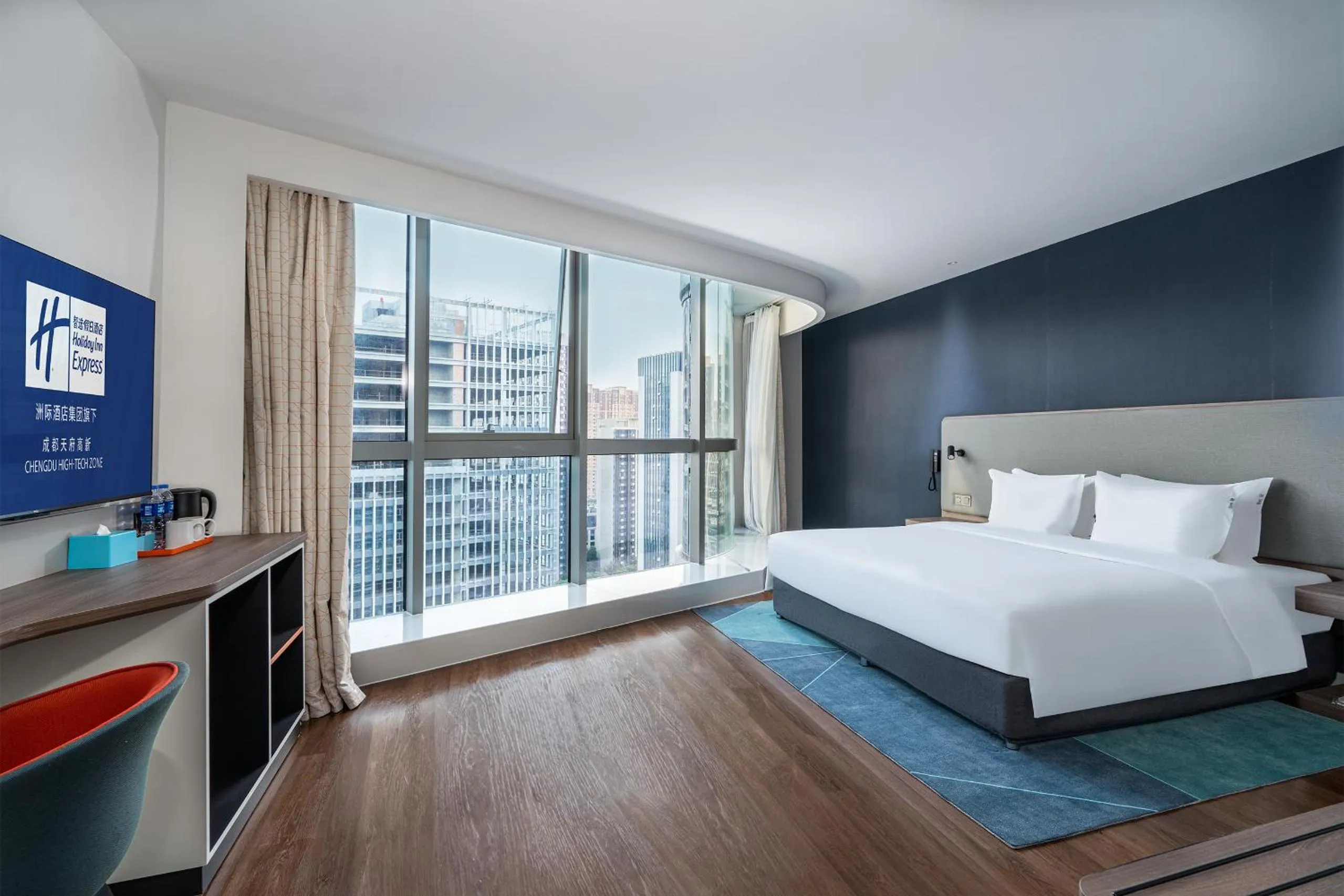 Bed in Holiday Inn Express Chengdu High-Tech Zone
