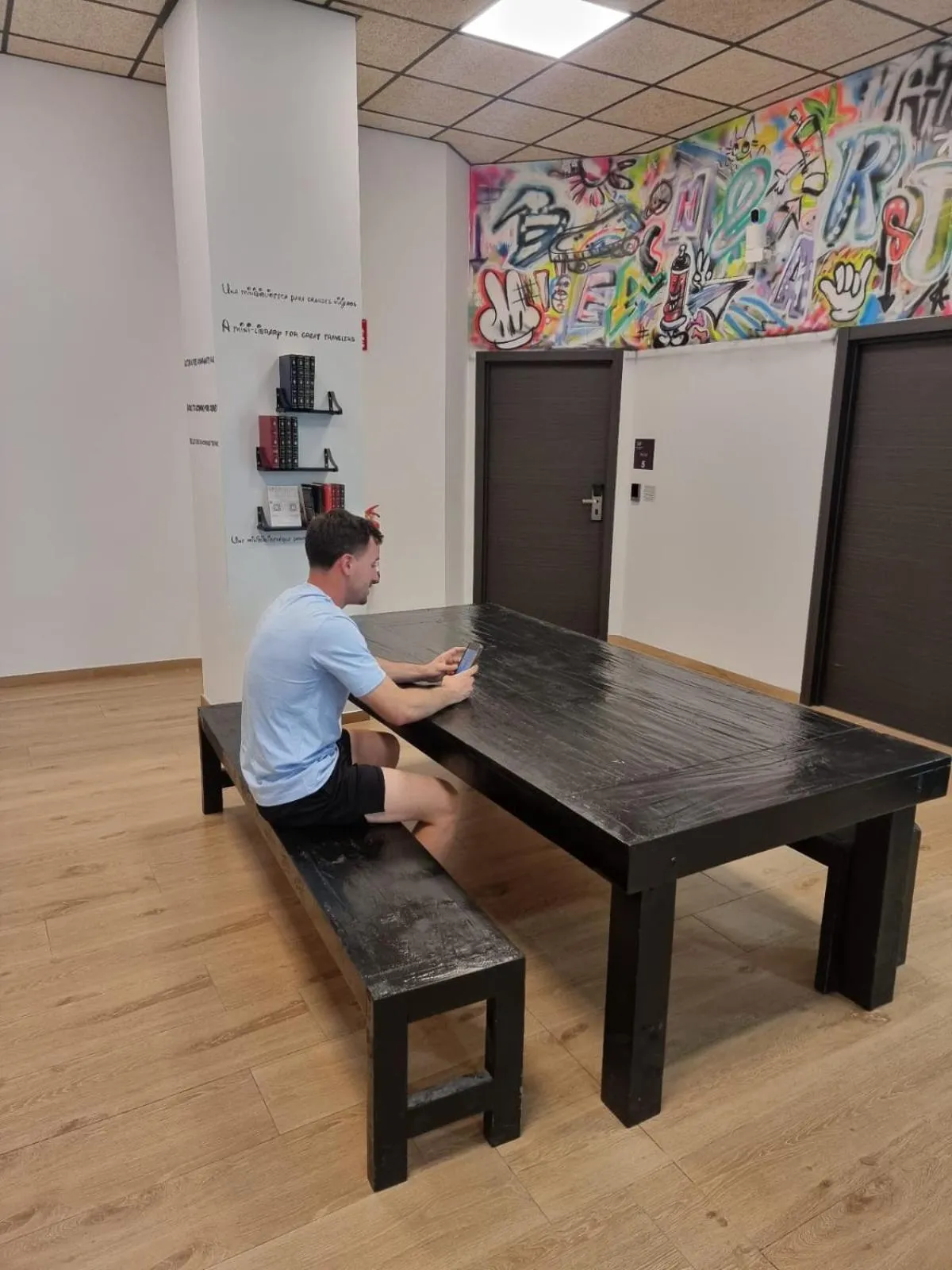 Dining area in Beach & Arts Hostel Valencia