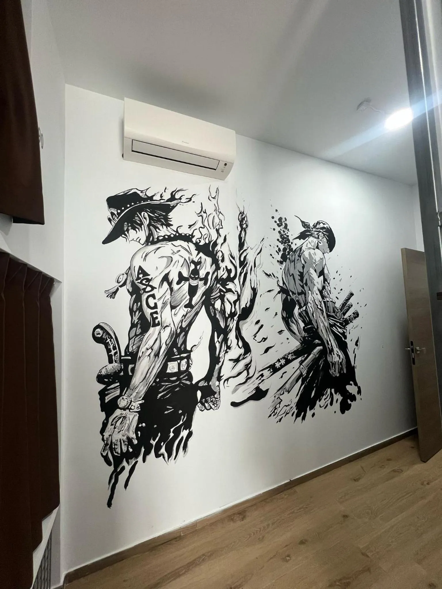 Decorative detail in Beach & Arts Hostel Valencia