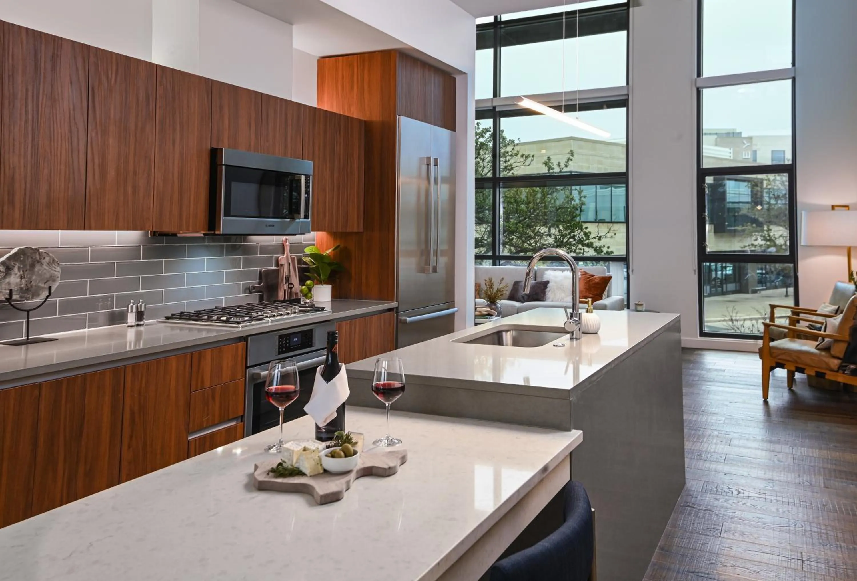 Kitchen or kitchenette in Drey Hotel