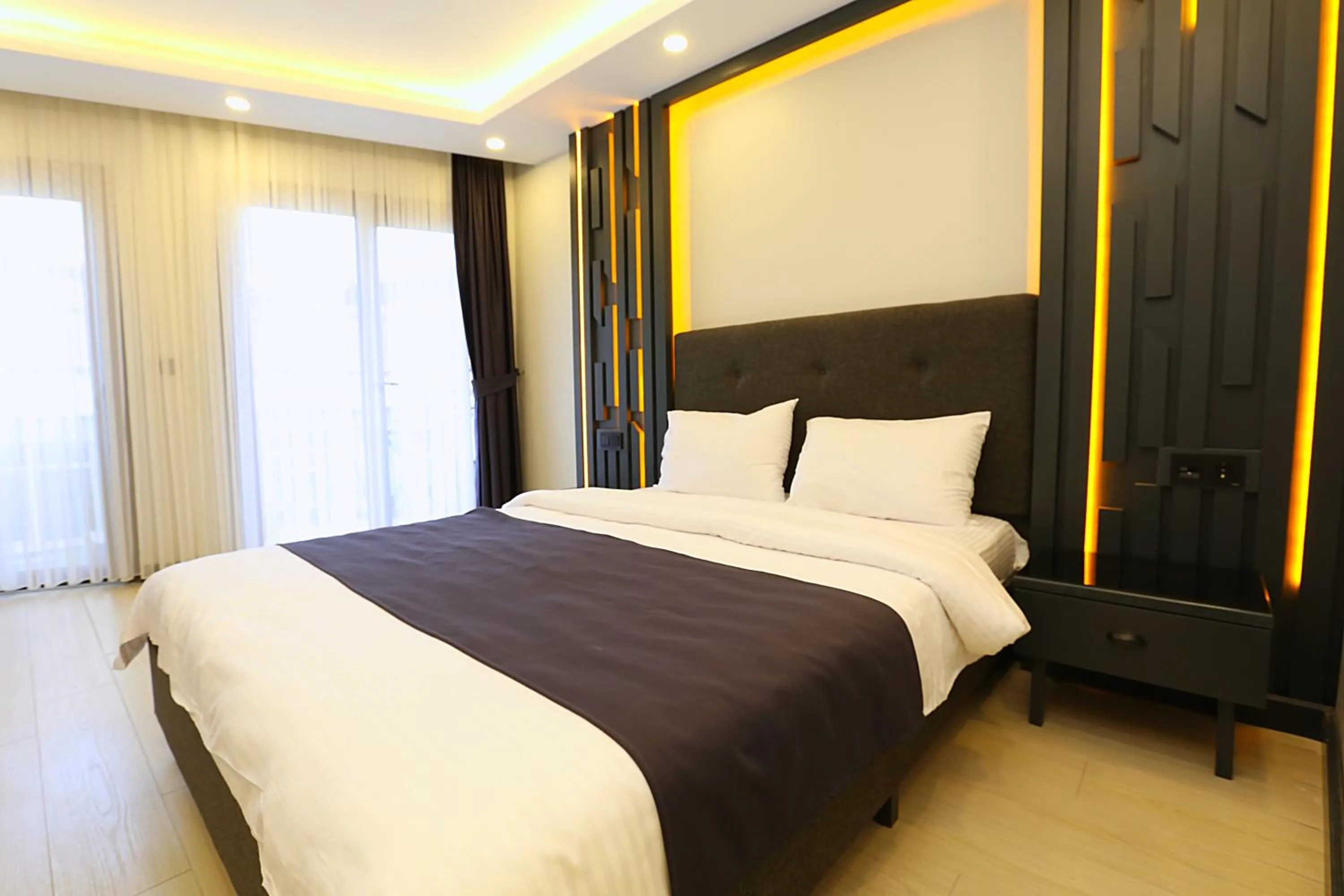 Bed in Galata King Suite Hotel