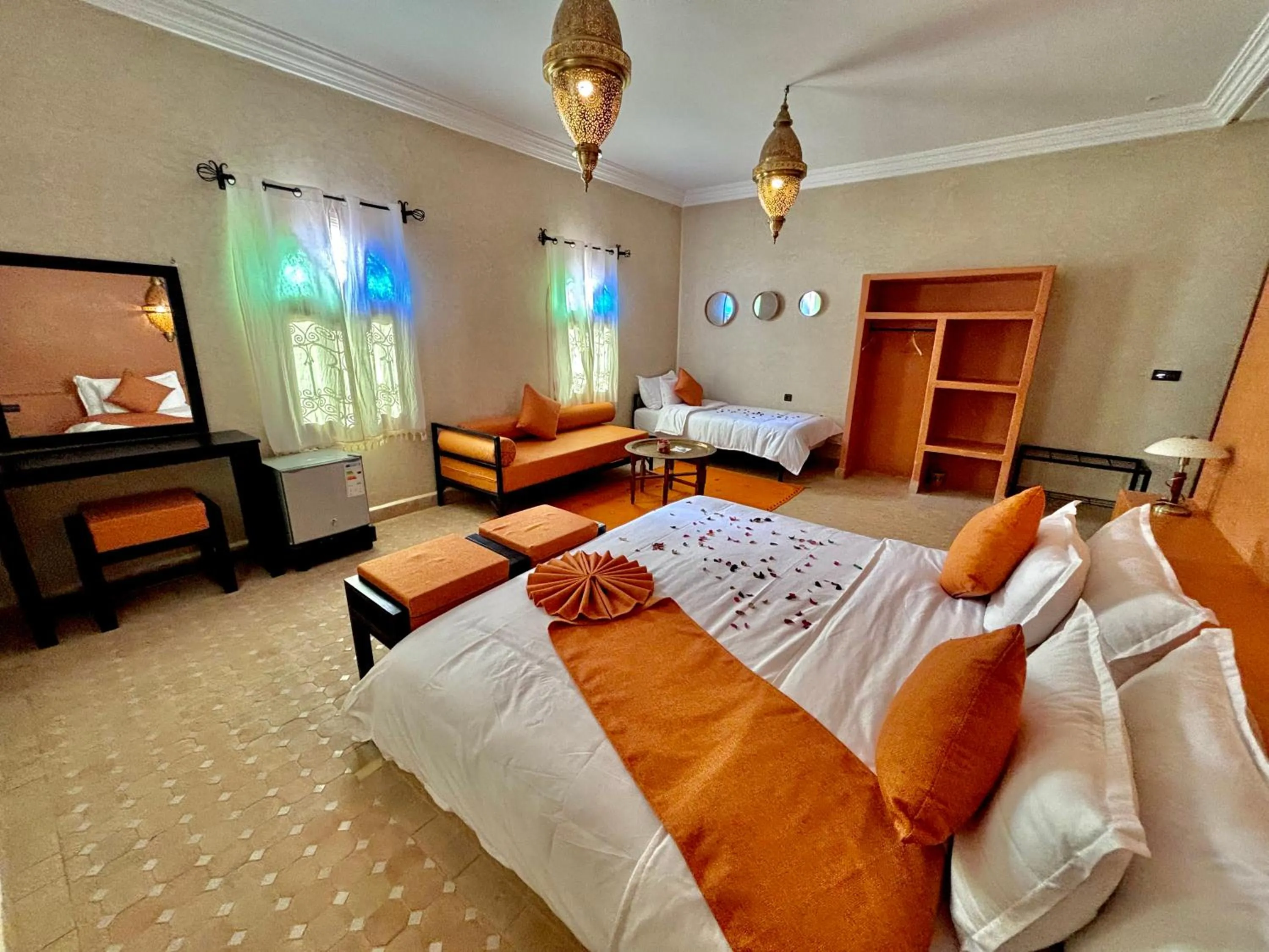 Bathroom, Bed in Dar Morocco