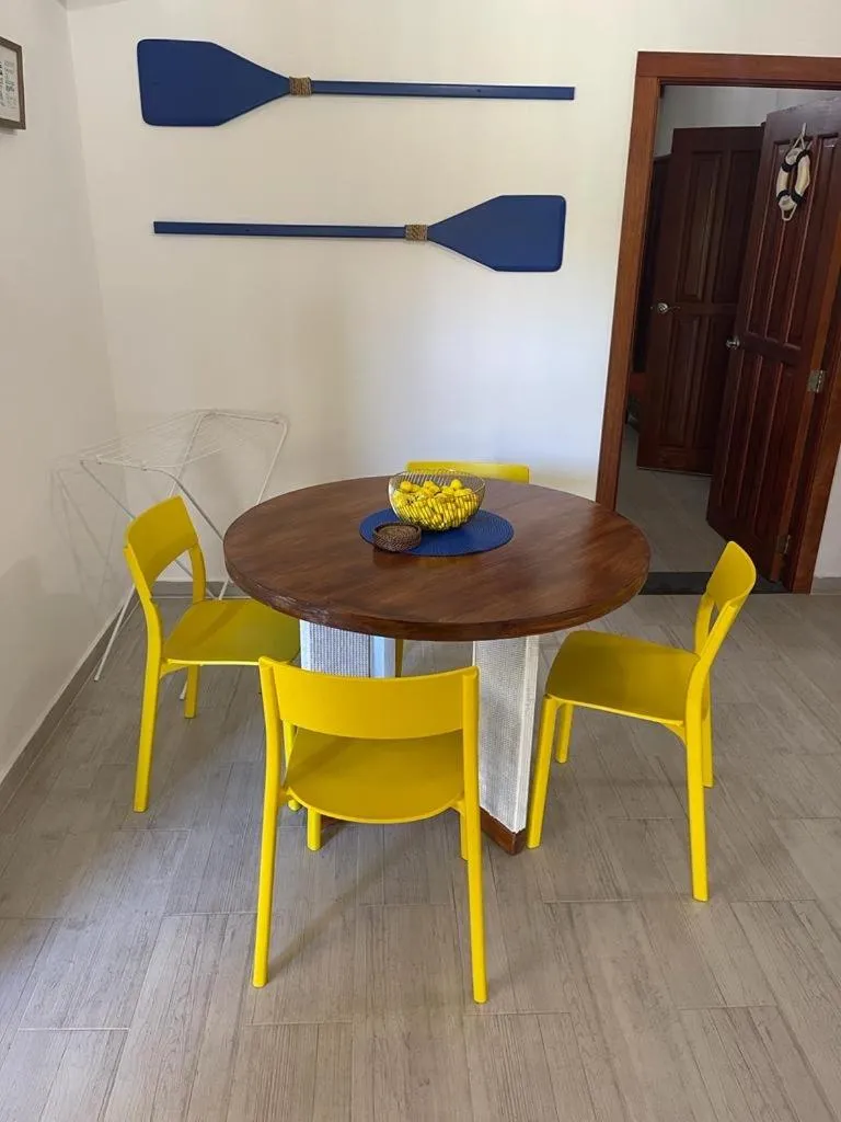 Dining area in Las Terrenas beachfront 2 bedrooms condo with pool
