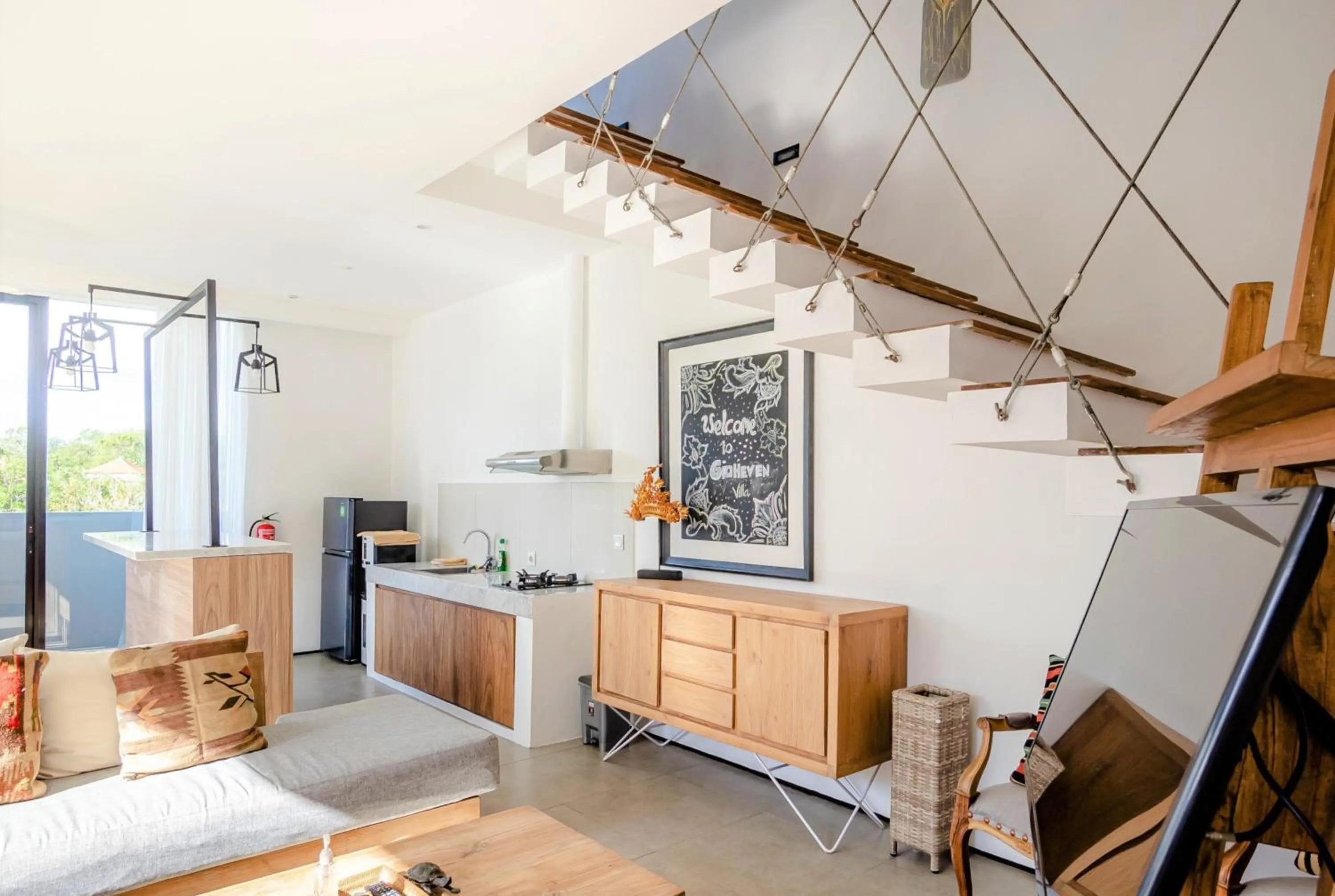 Kitchen or kitchenette in Gioheven Villa